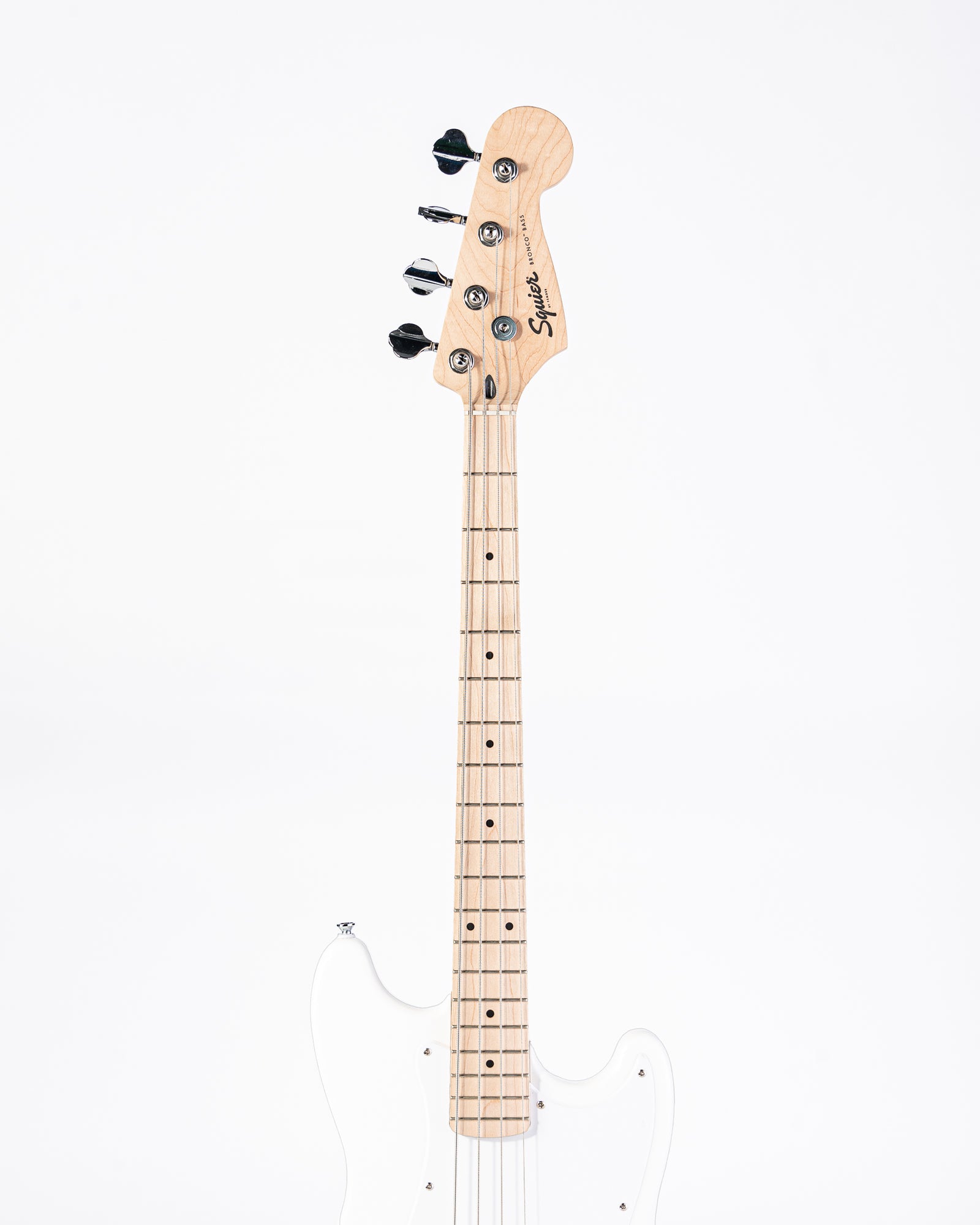 Squier Sonic Bronco Short Scale Bass - Arctic White