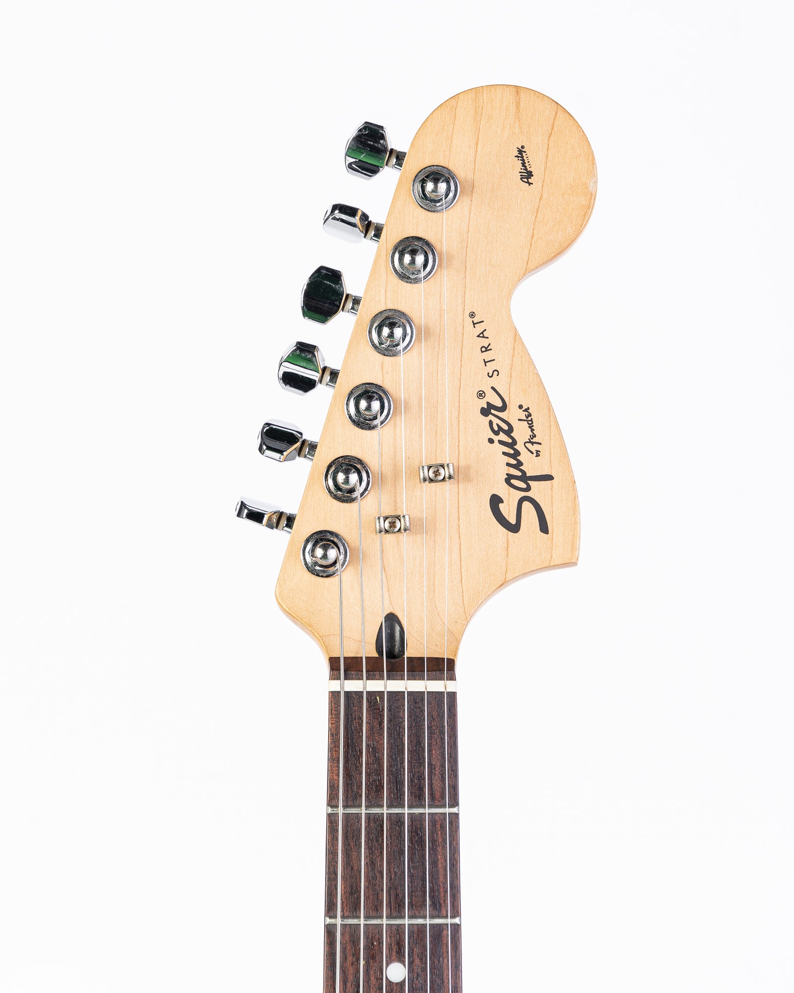USED Squier Affinity Strat Electric Guitar- Metallic Blue w/bag