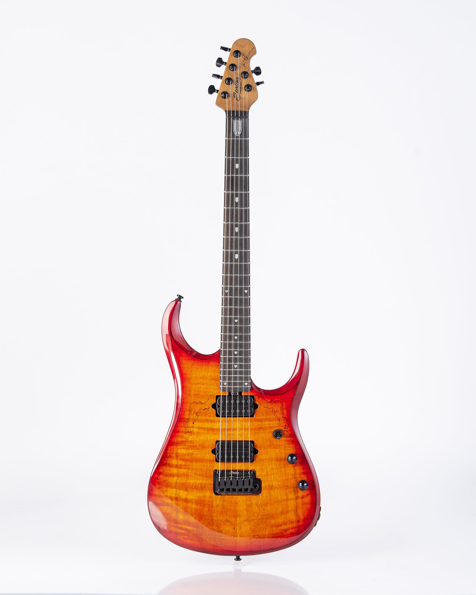 USED Sterling JP150 John Petrucci DiMarzio - Blood Orange Burst