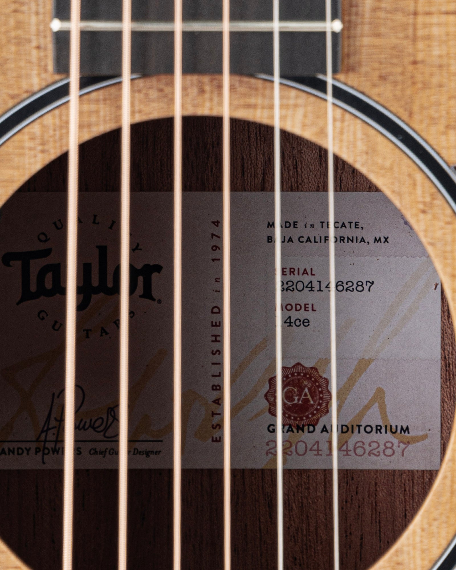 Taylor 14ce Spruce Acoustic Electric Guitar - Natural