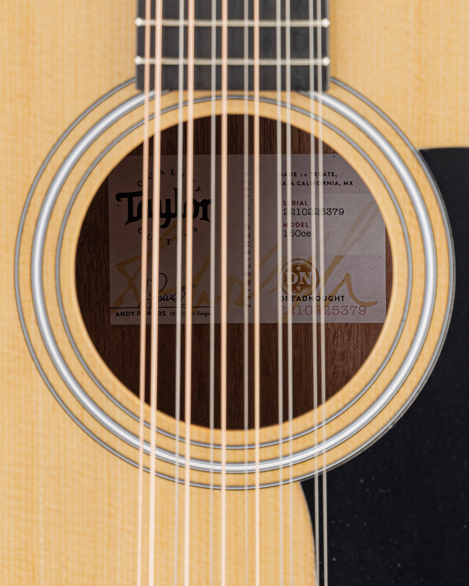 Taylor 150ce 12 String Dreadnought Acoustic Electric Guitar - Natural