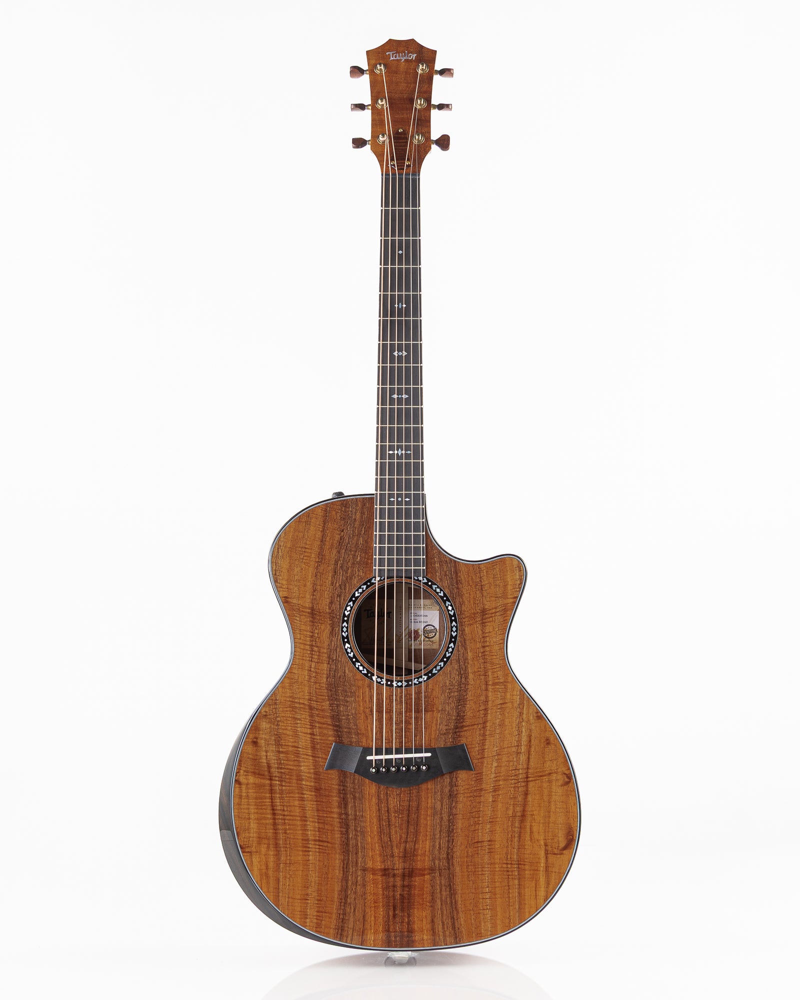 Taylor 2025 Catch Custom #43 Limited Edition C24ce Grand Auditorium Acoustic Electric Guitar - Figured AA Grade Hawaiian Koa