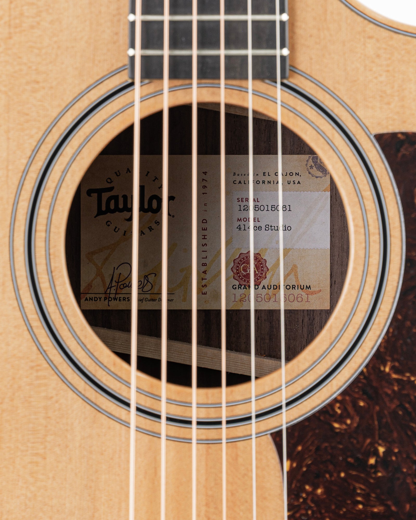 Taylor 414ce Studio Acoustic Electric Guitar - Natural