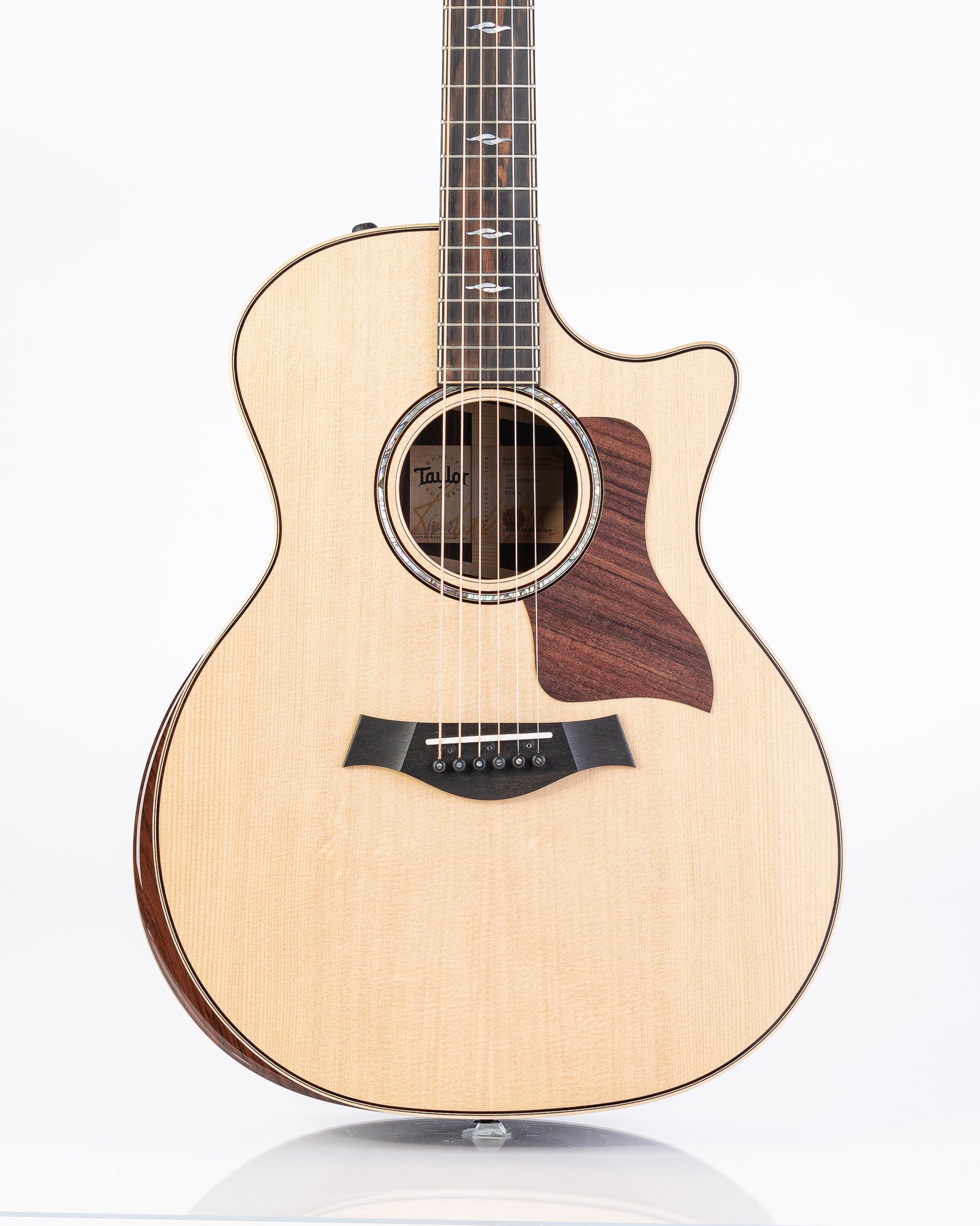 Taylor 814ce Grand Auditorium Acoustic Electric Guitar - Natural with HSC