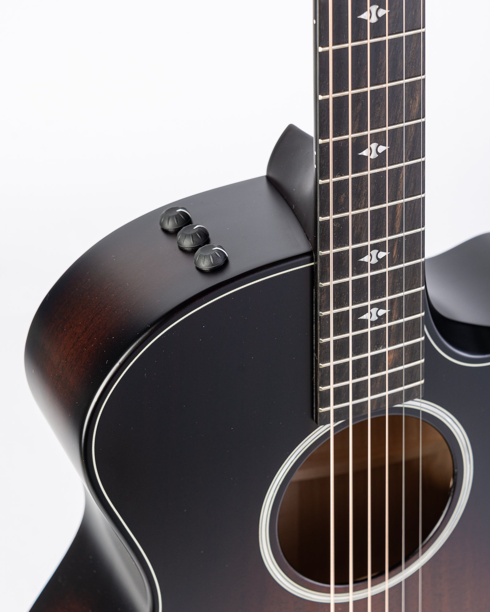 Taylor Builder's Edition 324CE Acoustic Electric Guitar- Shaded Edgeburst W/Case