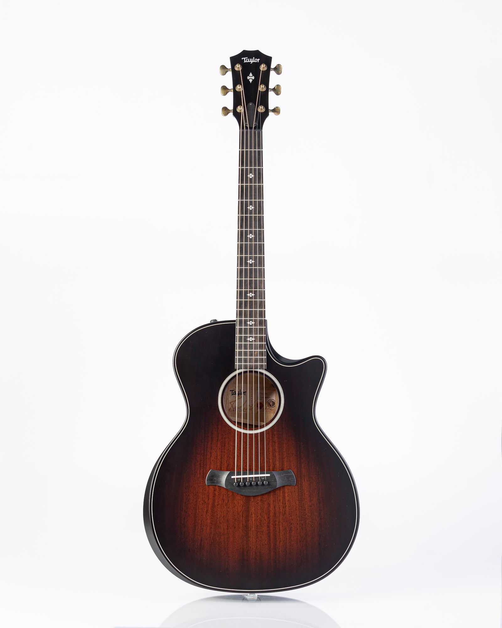 Taylor Builder's Edition 324CE Acoustic Electric Guitar- Shaded Edgeburst W/Case