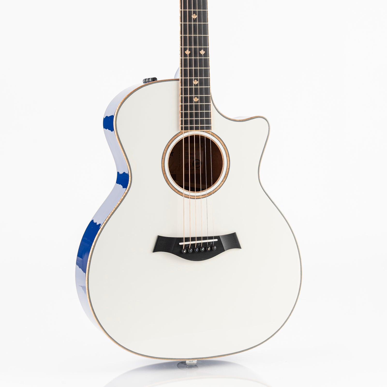 Taylor Custom Shop GA #12371 Limited Edition Grand Orchestra Acoustic Electric Guitar - White Top