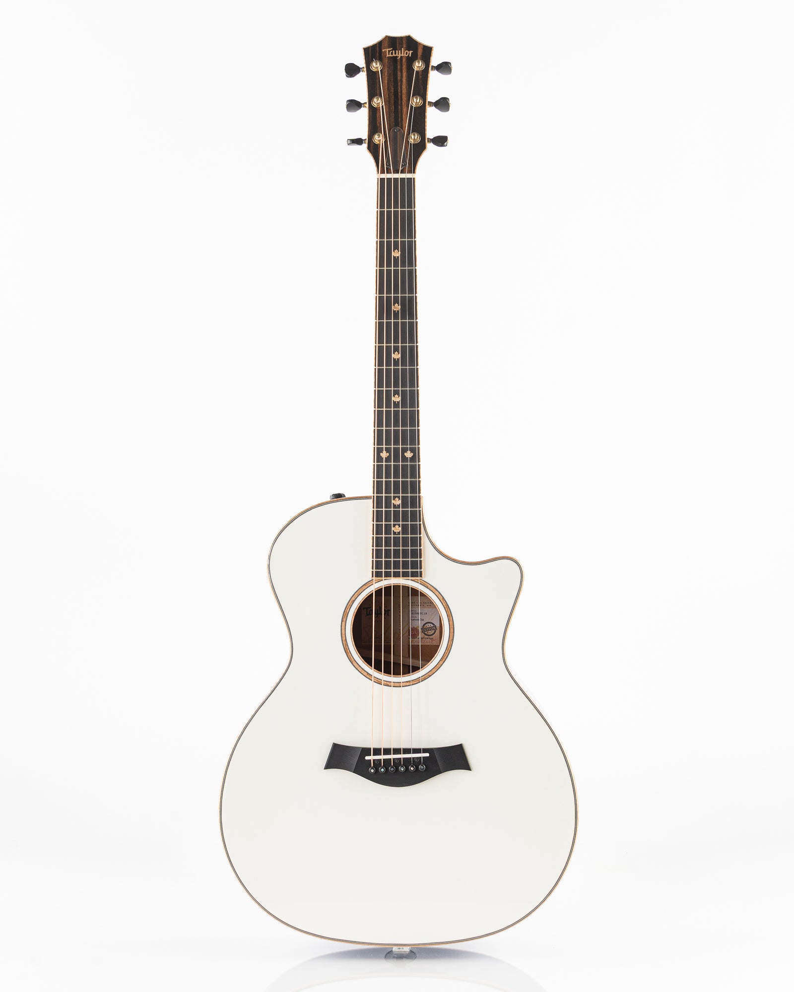 Taylor Custom Shop GA #12371 Limited Edition Grand Orchestra Acoustic Electric Guitar - White Top