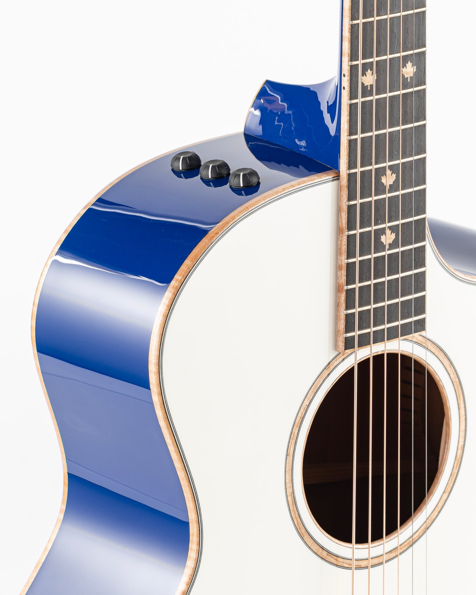 Taylor Custom Shop GA #12371 Limited Edition Grand Orchestra Acoustic Electric Guitar - White Top