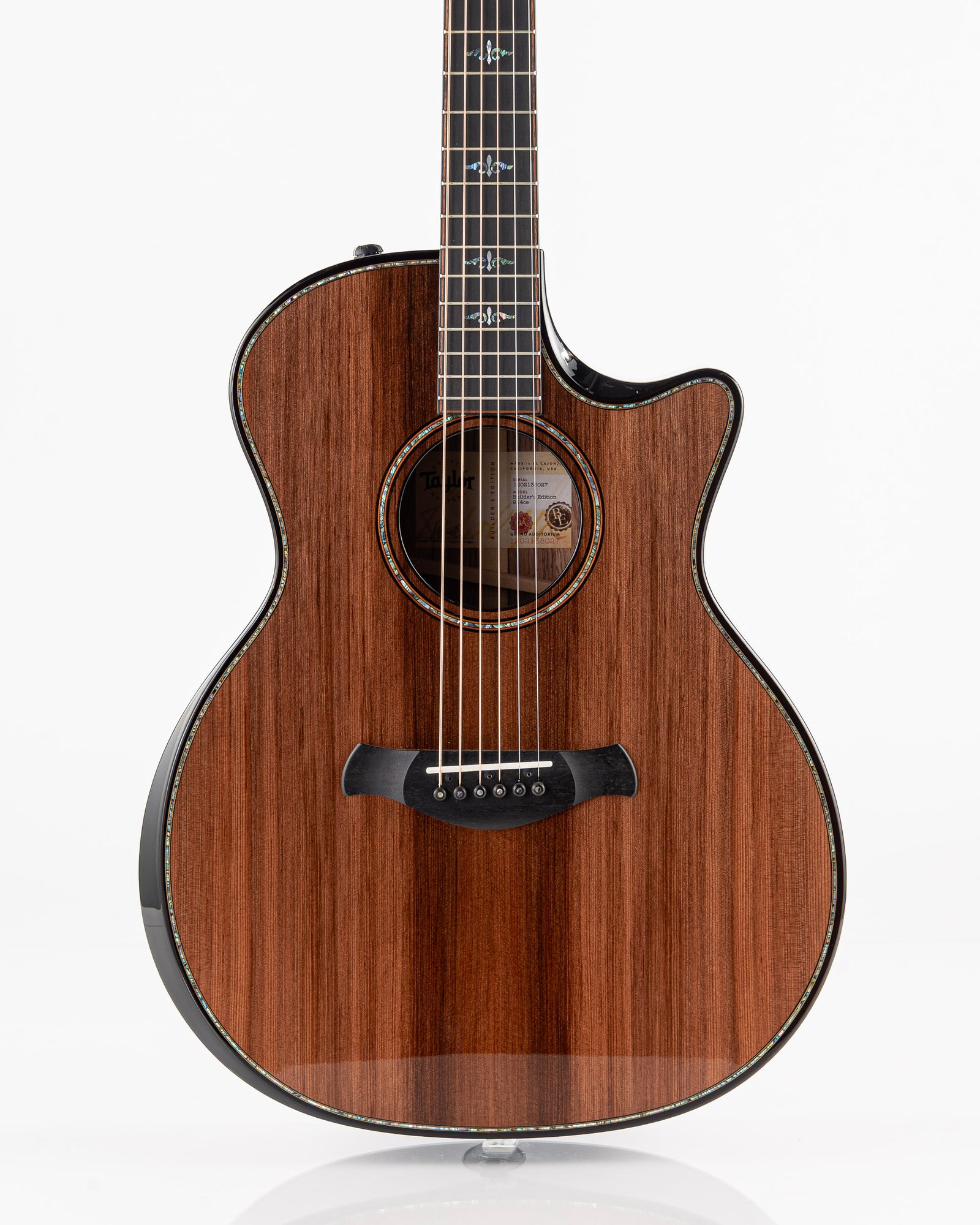 Taylor Builder's Edition 914ce Acoustic Electric Guitar - Sinker Redwood Top