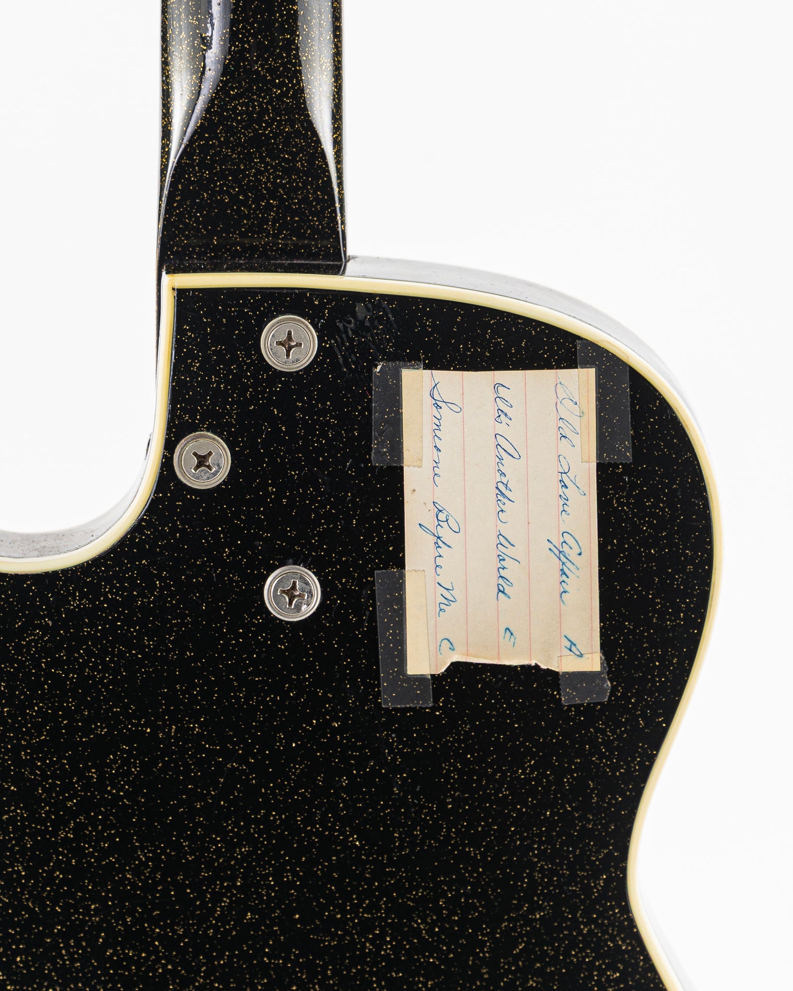 USED 1959 Silvertone 1423 Jupiter Electric Guitar - Black Sparkle with Original Case
