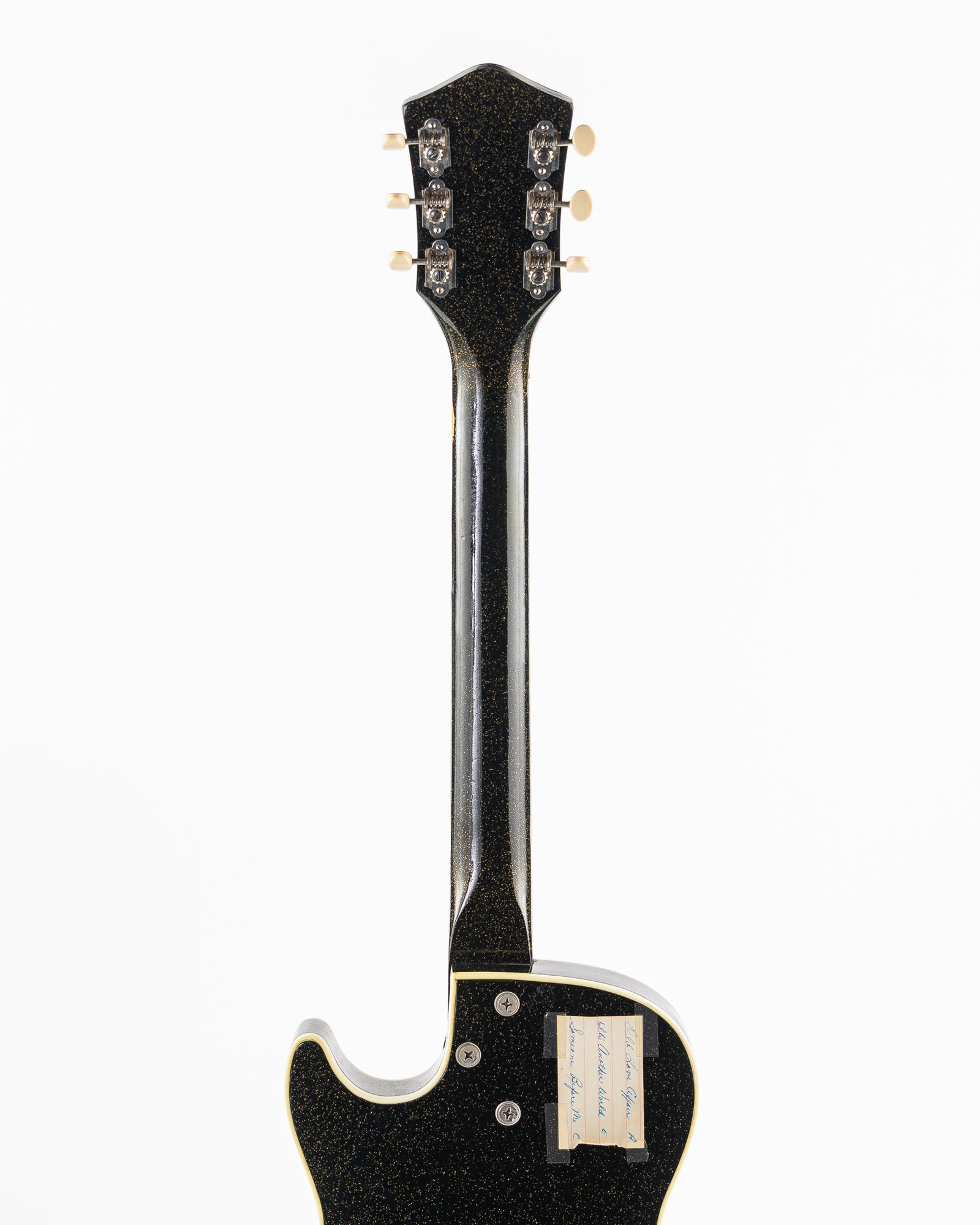 USED 1959 Silvertone 1423 Jupiter Electric Guitar - Black Sparkle with Original Case