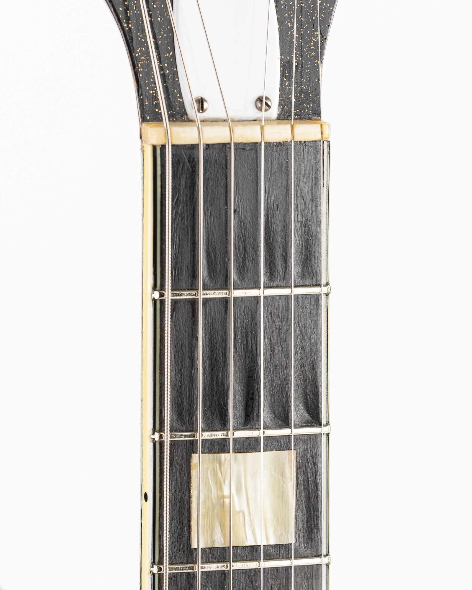 USED 1959 Silvertone 1423 Jupiter Electric Guitar - Black Sparkle with Original Case
