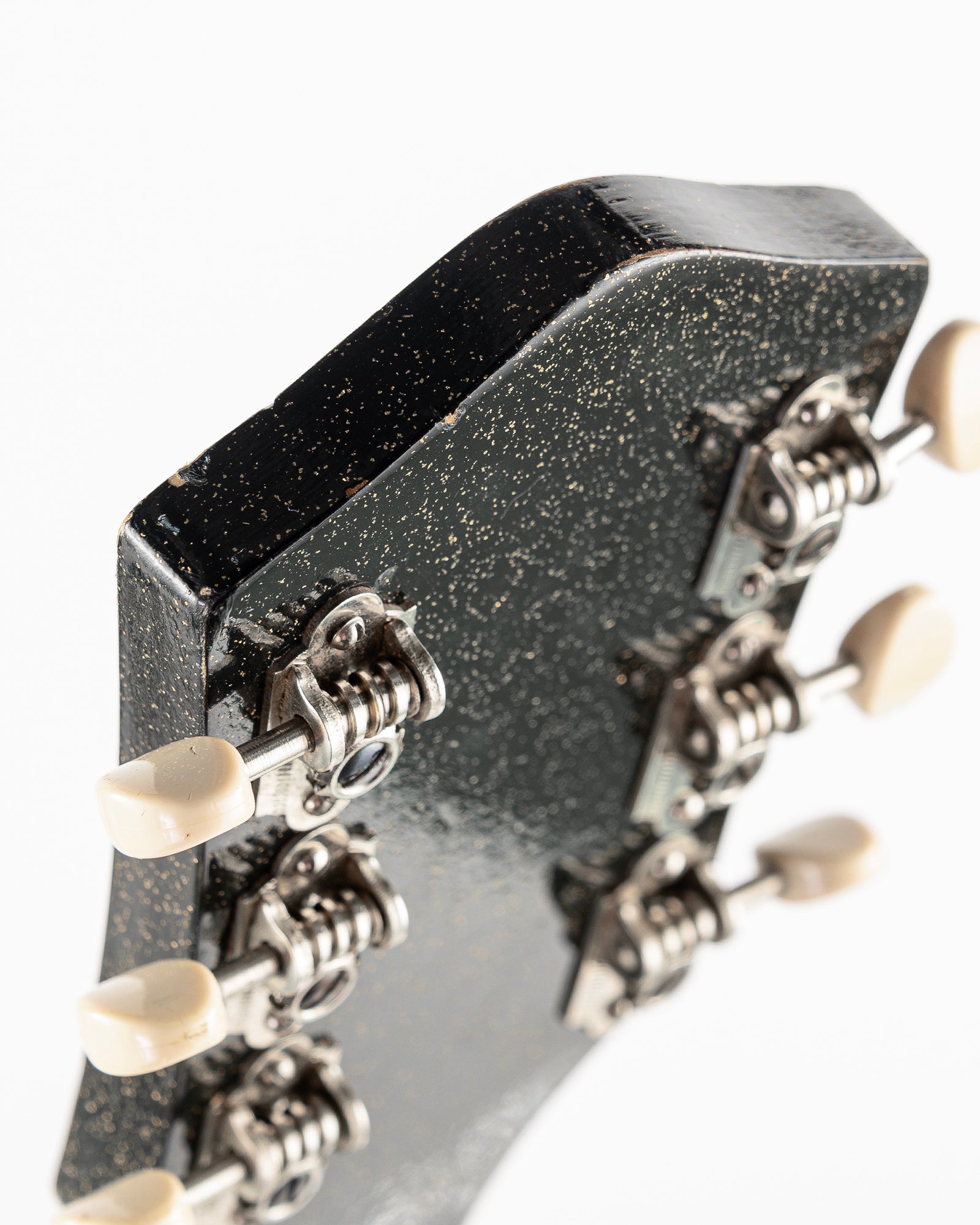 USED 1959 Silvertone 1423 Jupiter Electric Guitar - Black Sparkle with Original Case