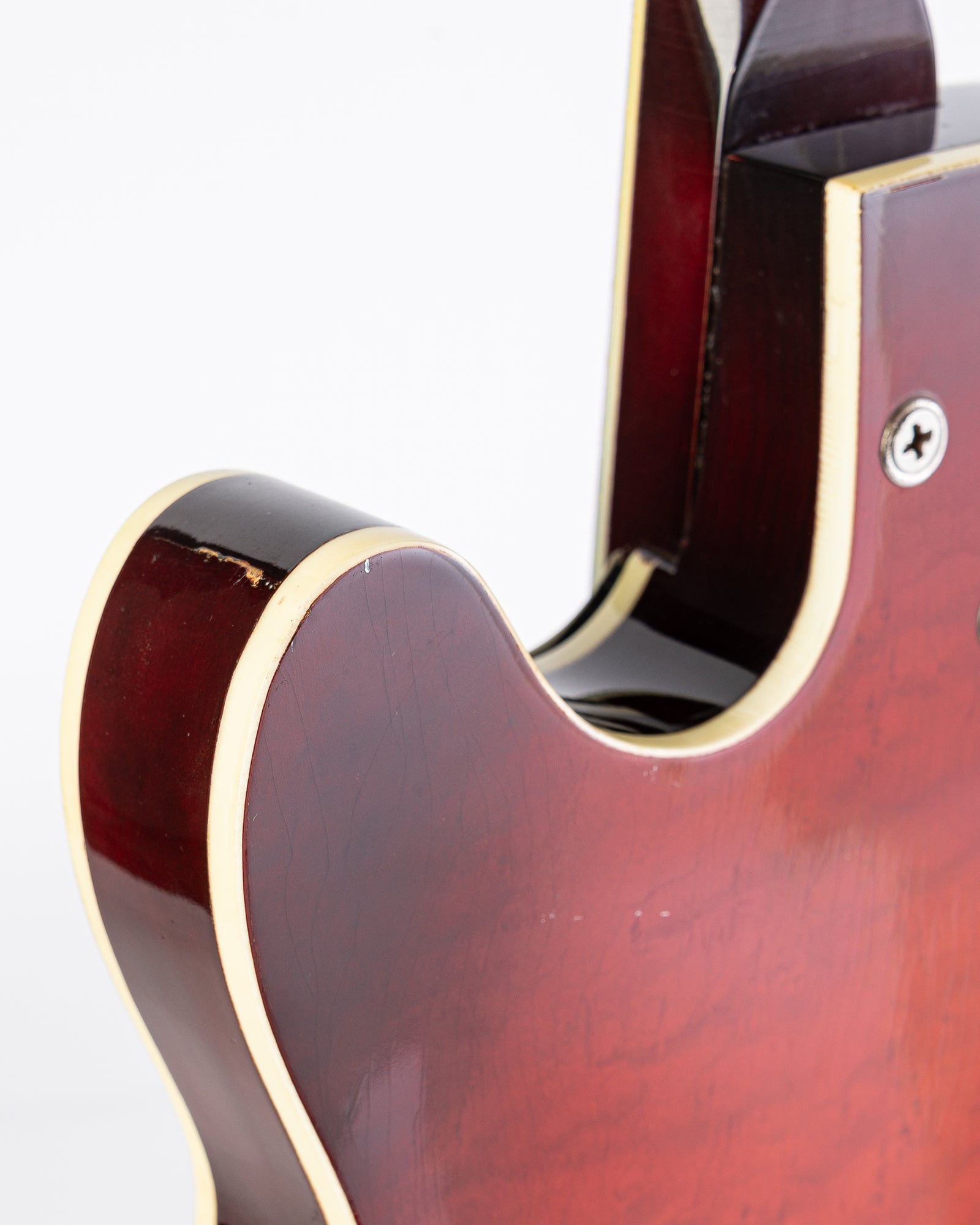 USED 1963 Silvertone 1454 Hollowbody Electric Guitar - Red Burst