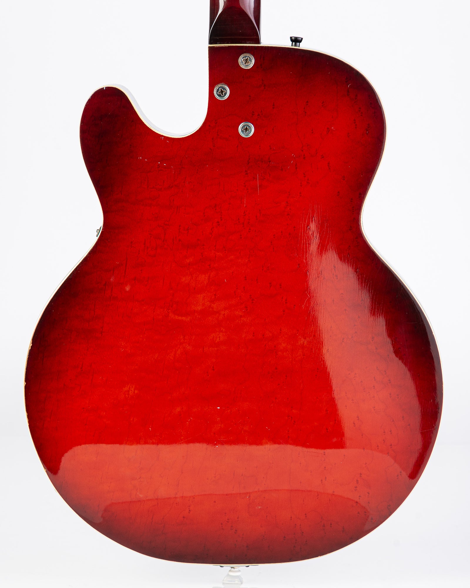 USED 1963 Silvertone 1454 Hollowbody Electric Guitar - Red Burst