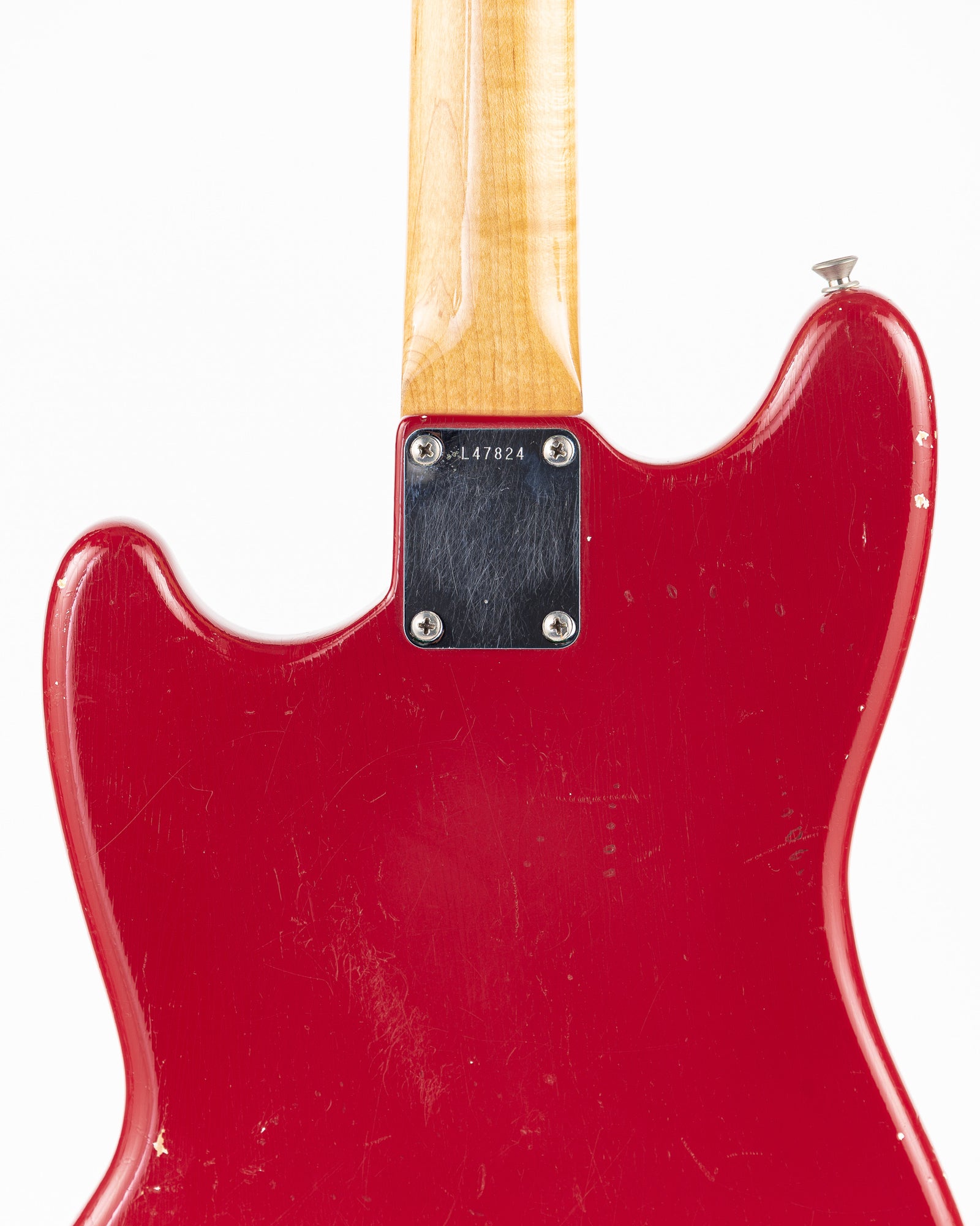 USED 1964 Fender Pre-CBS Mustang Electric Guitar - Dakota Red with Original Hardshell Case