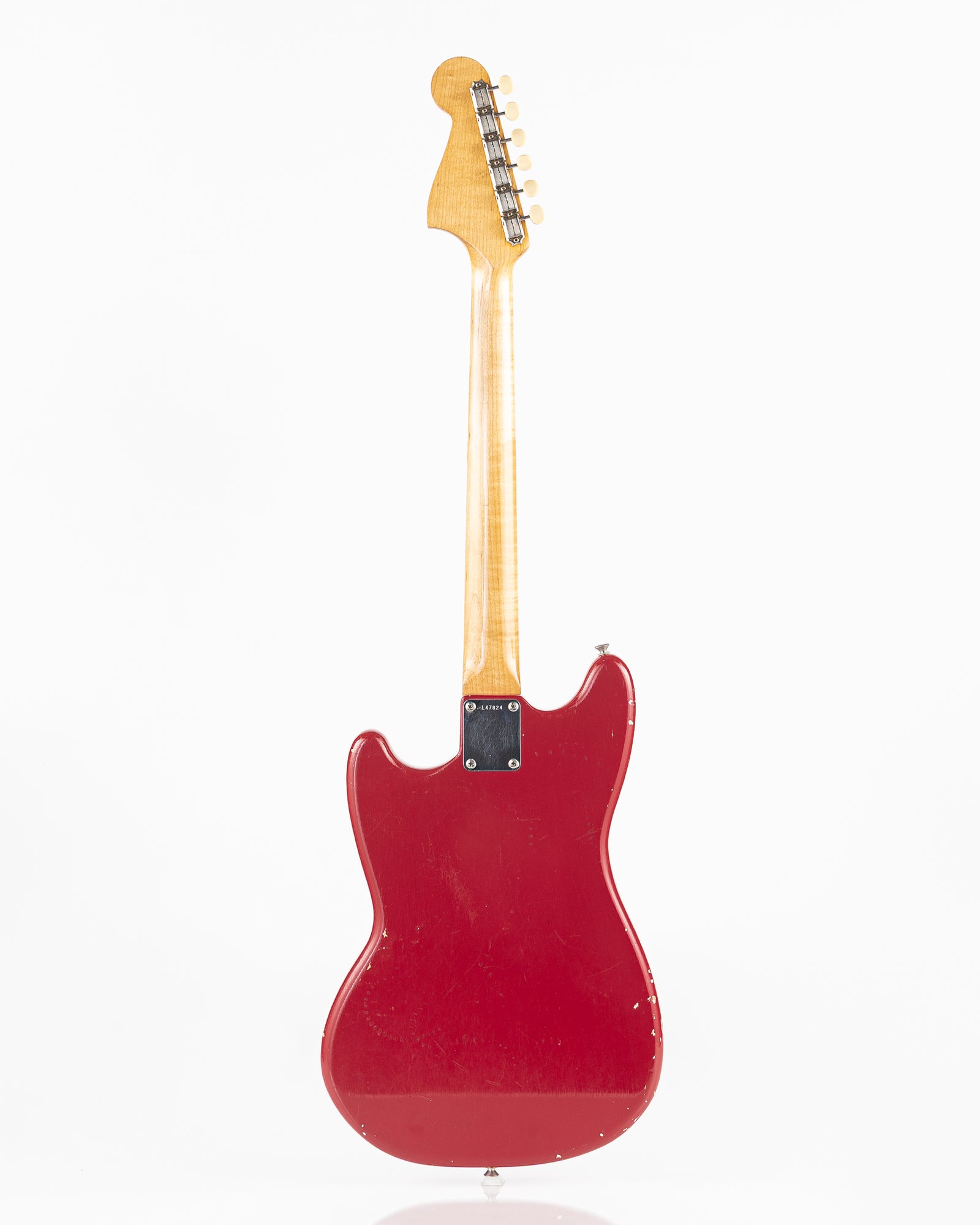 USED 1964 Fender Pre-CBS Mustang Electric Guitar - Dakota Red with Original Hardshell Case
