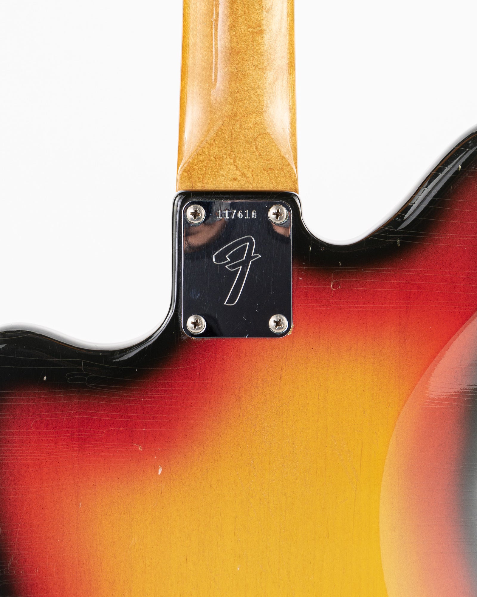 USED 1966 Fender Electric XII Electric Guitar - 3 Tone Sunburst with Original Hardshell Case