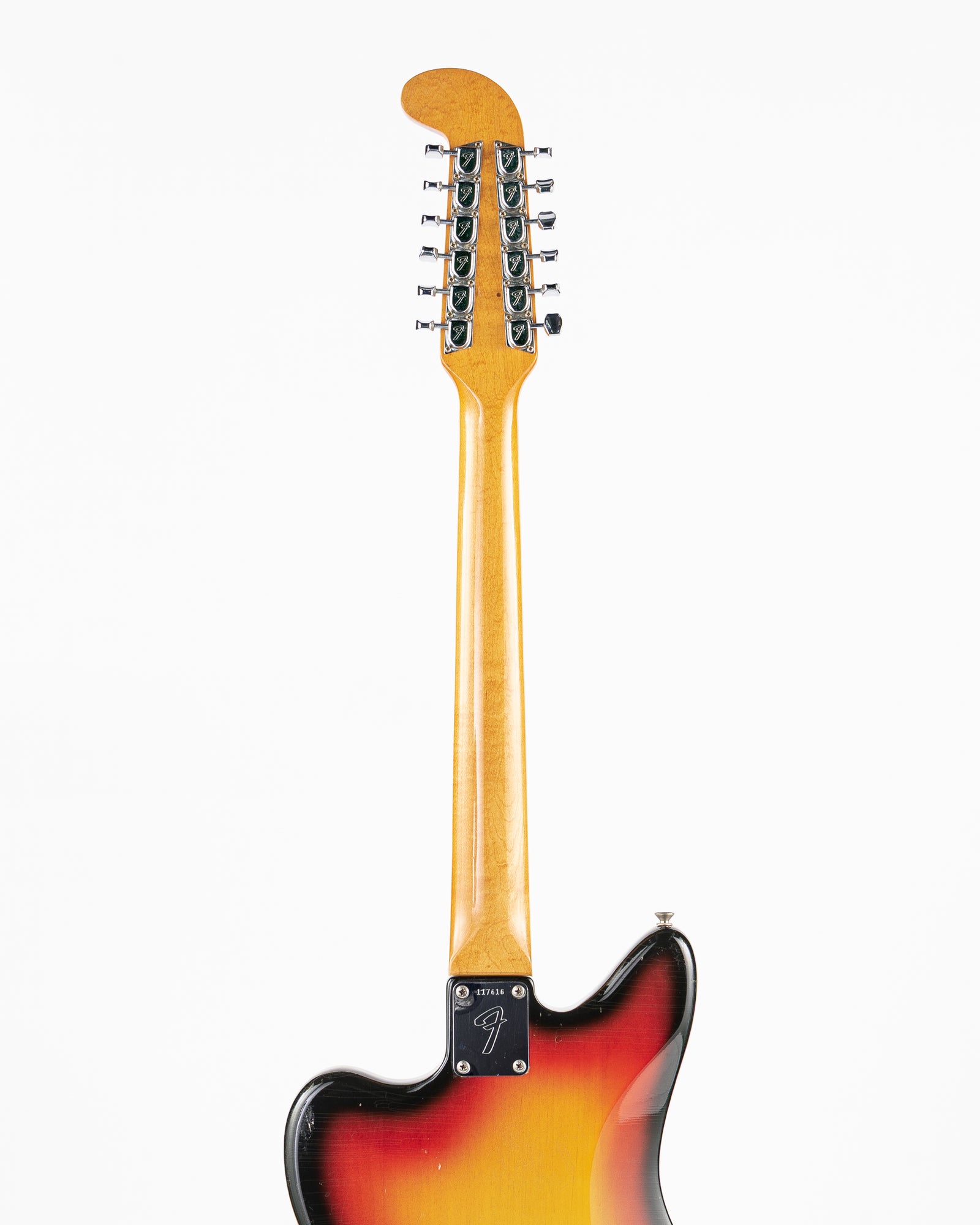 USED 1966 Fender Electric XII Electric Guitar - 3 Tone Sunburst with Original Hardshell Case