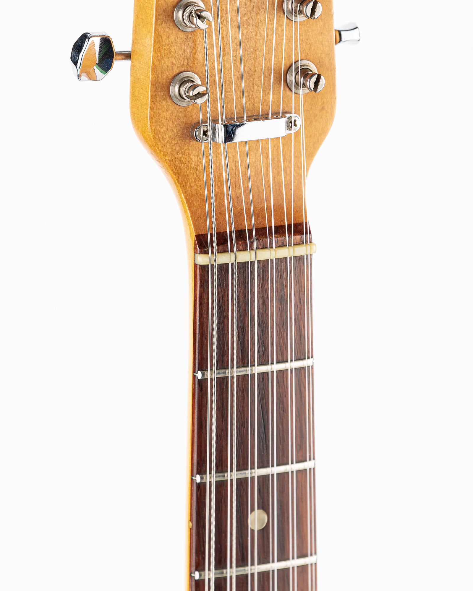 USED 1966 Fender Electric XII Electric Guitar - 3 Tone Sunburst with Original Hardshell Case