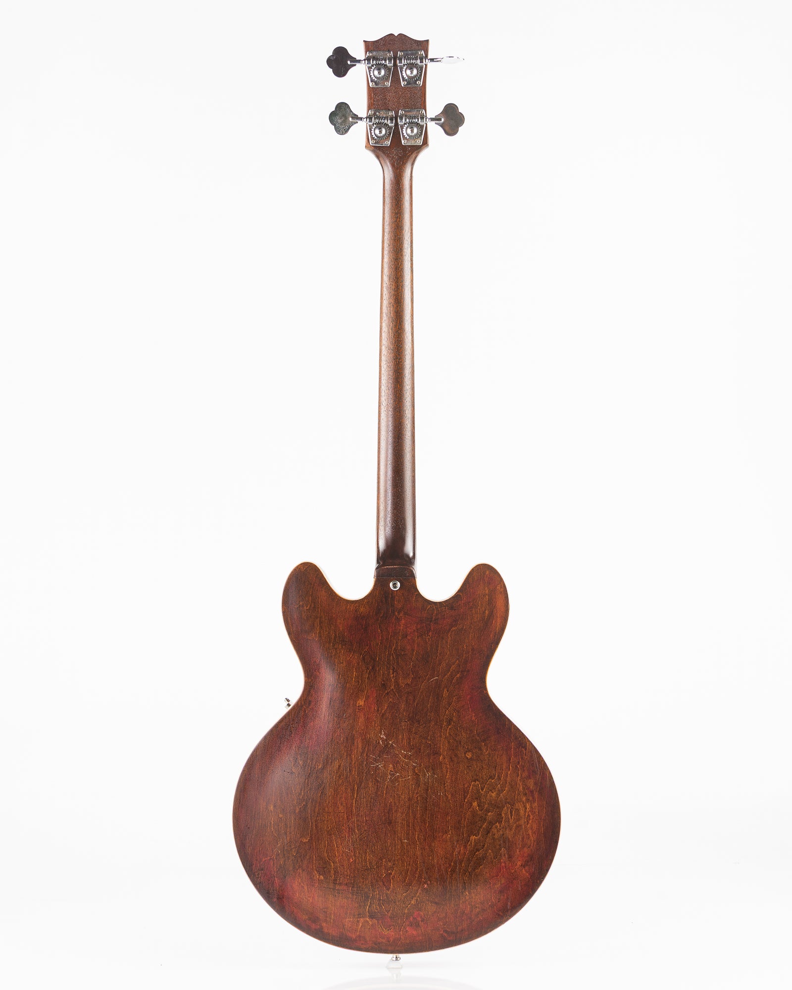 USED 1967 Gibson EB-2 DC Electric Bass - Walnut Refinish with Hardshell Case