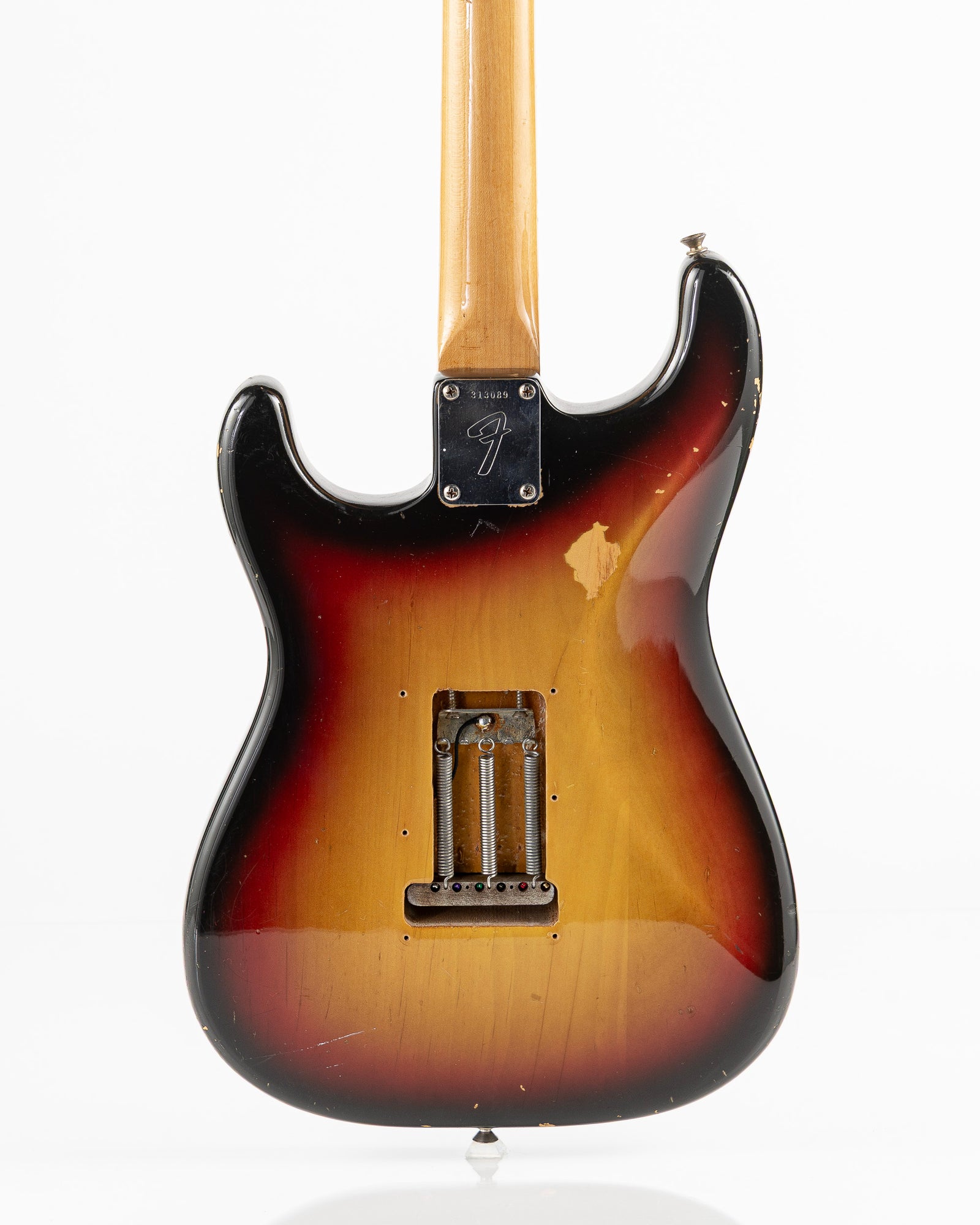 USED 1971 Fender Stratocaster with 4-Bolt Neck Electric Guitar - Three Tone Sunburst with Original Hardshell Case