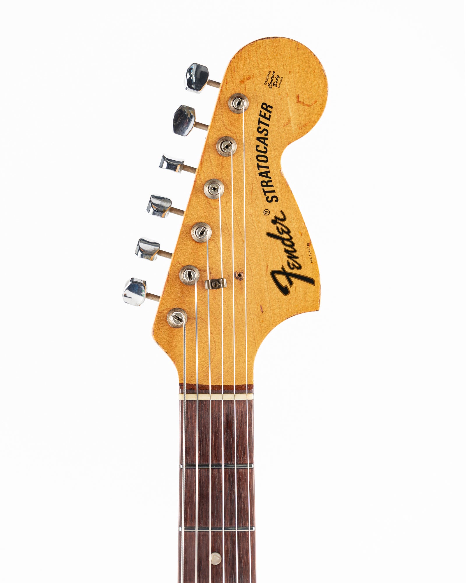 USED 1971 Fender Stratocaster with 4-Bolt Neck Electric Guitar - Three Tone Sunburst with Original Hardshell Case