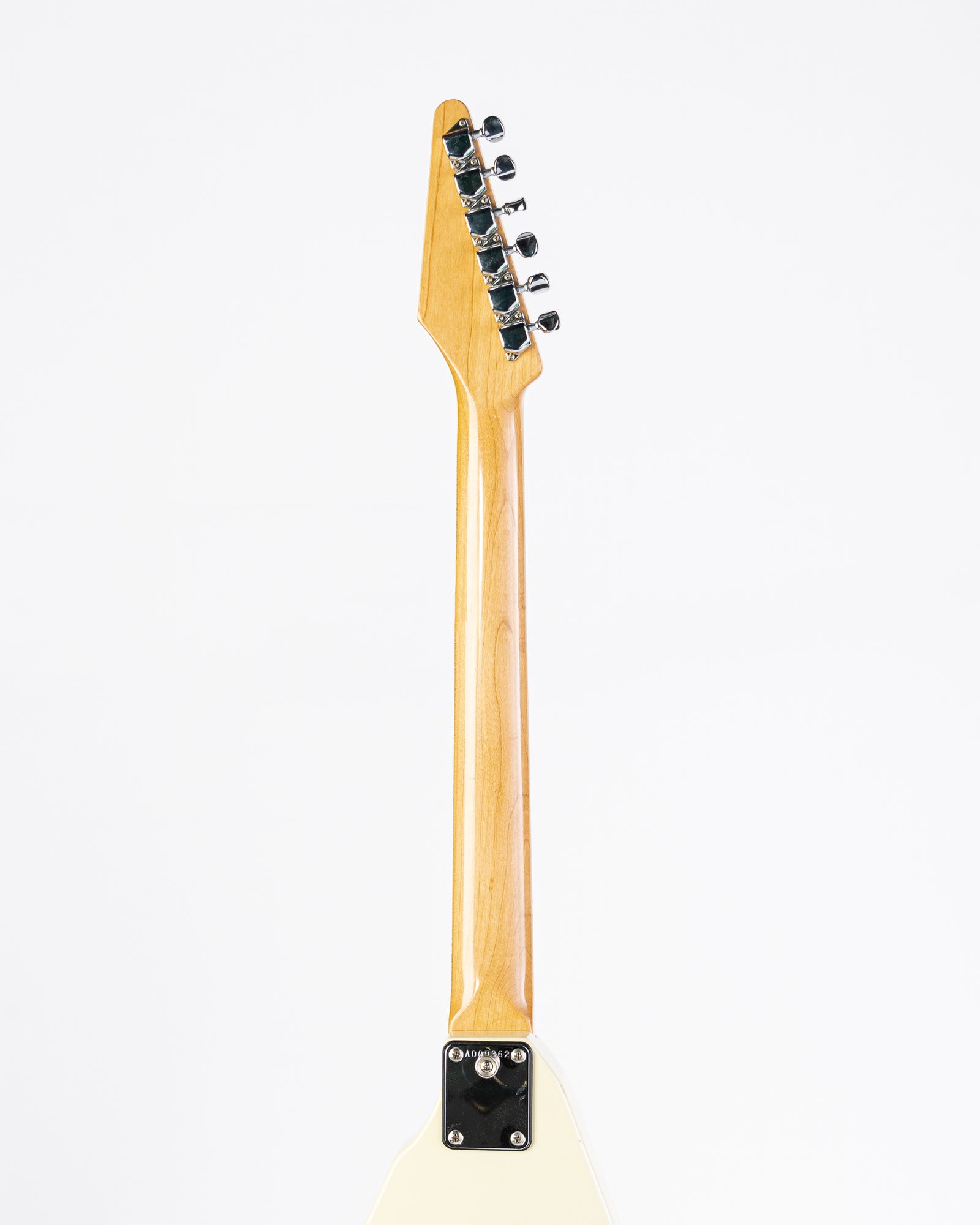 USED 1980's Fender Squier Katana Electric Guitar- Arctic White with Original Hardshell Case