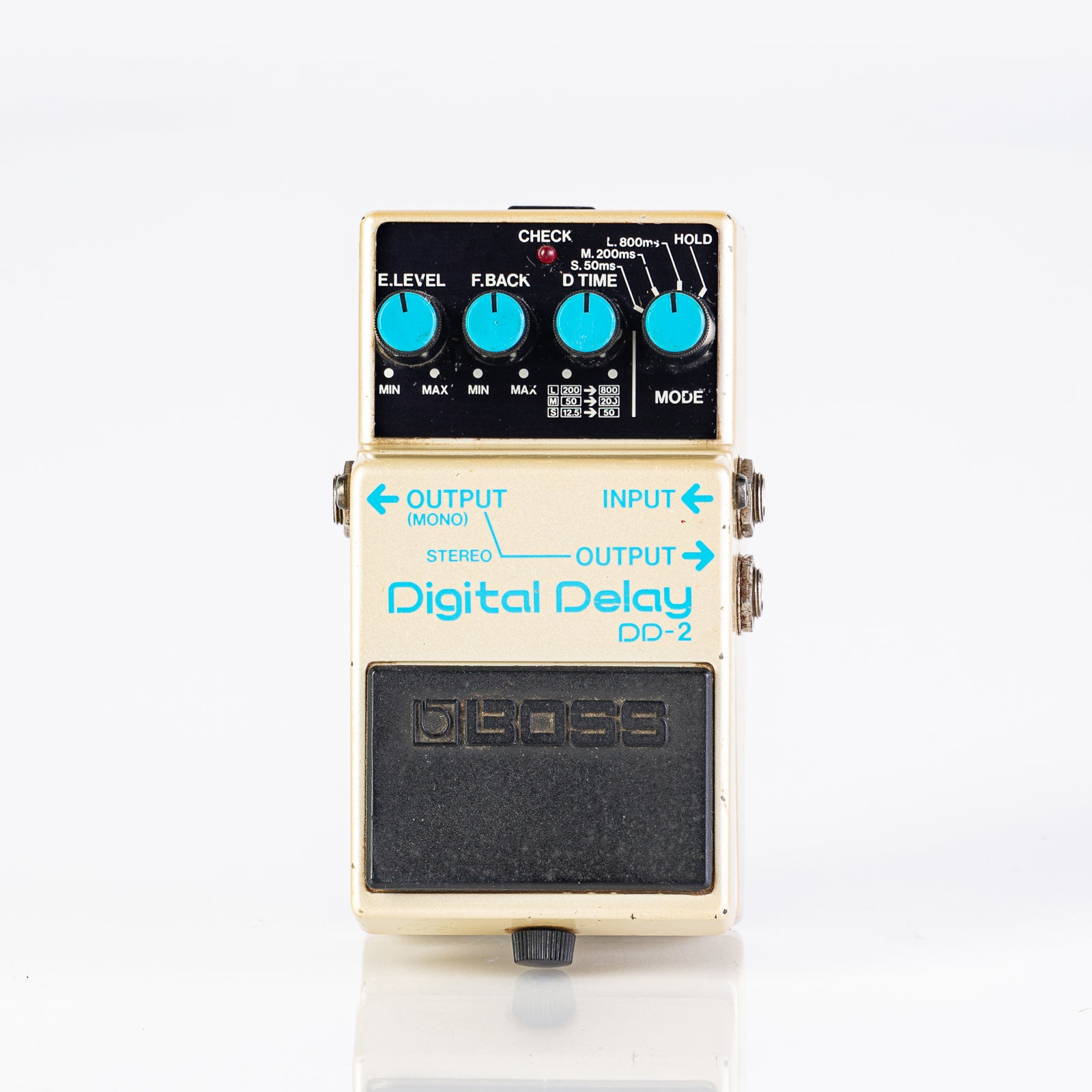 USED 1984 Boss DD-2 Digital Delay Blue Label Guitar Pedal
