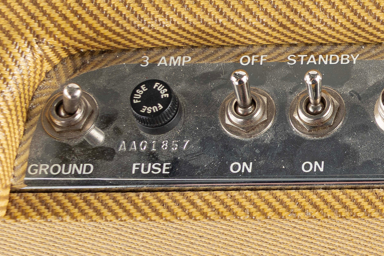 USED 1990 Fender '59 Bassman Reissue 5F6-A 45 Watt 4x10 Guitar Combo Amplifier with Flight Case and Cover