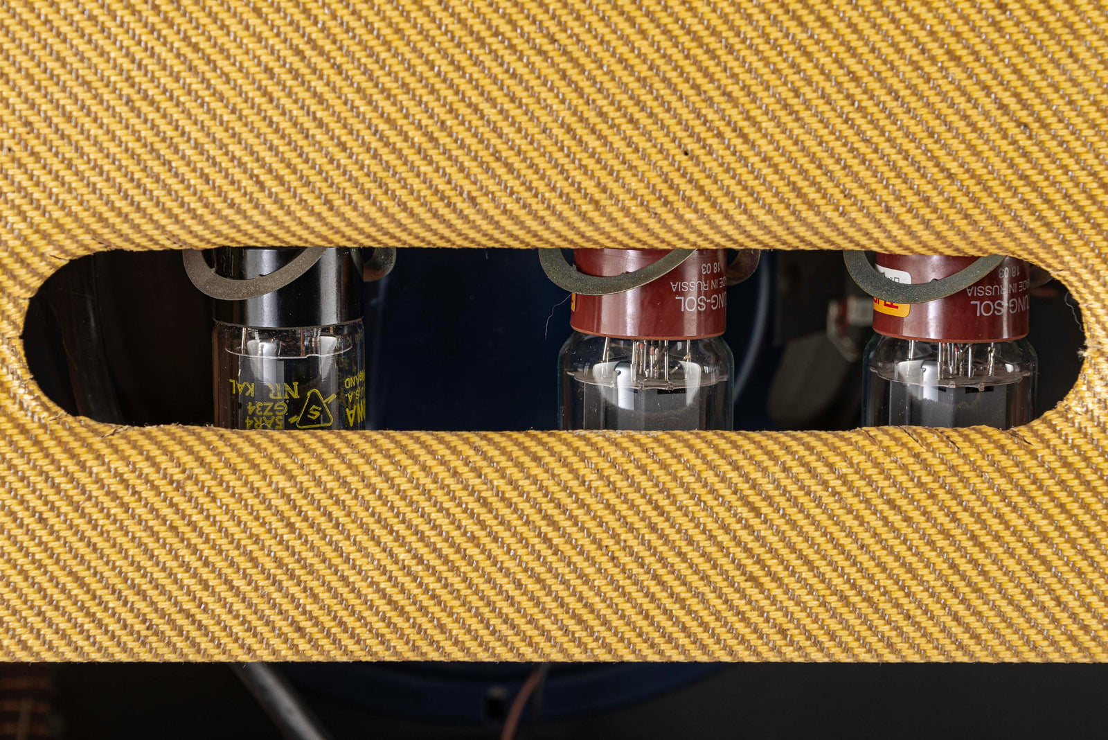 USED 1990 Fender '59 Bassman Reissue 5F6-A 45 Watt 4x10 Guitar Combo Amplifier with Flight Case and Cover