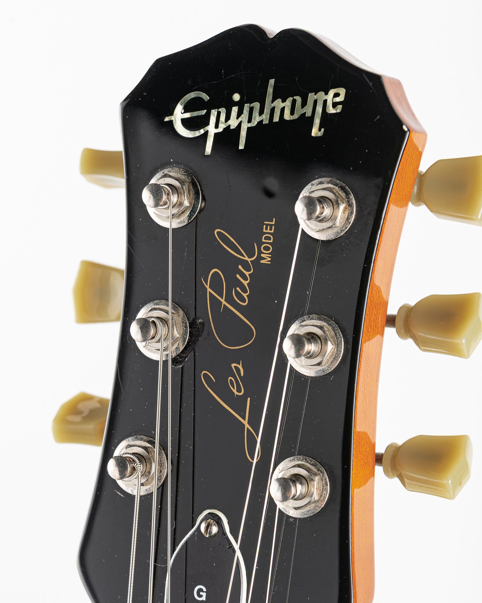 USED 1997 MIK Epiphone Les Paul Standard Limited Edition with Vibrato Electric Guitar - Amber Burst