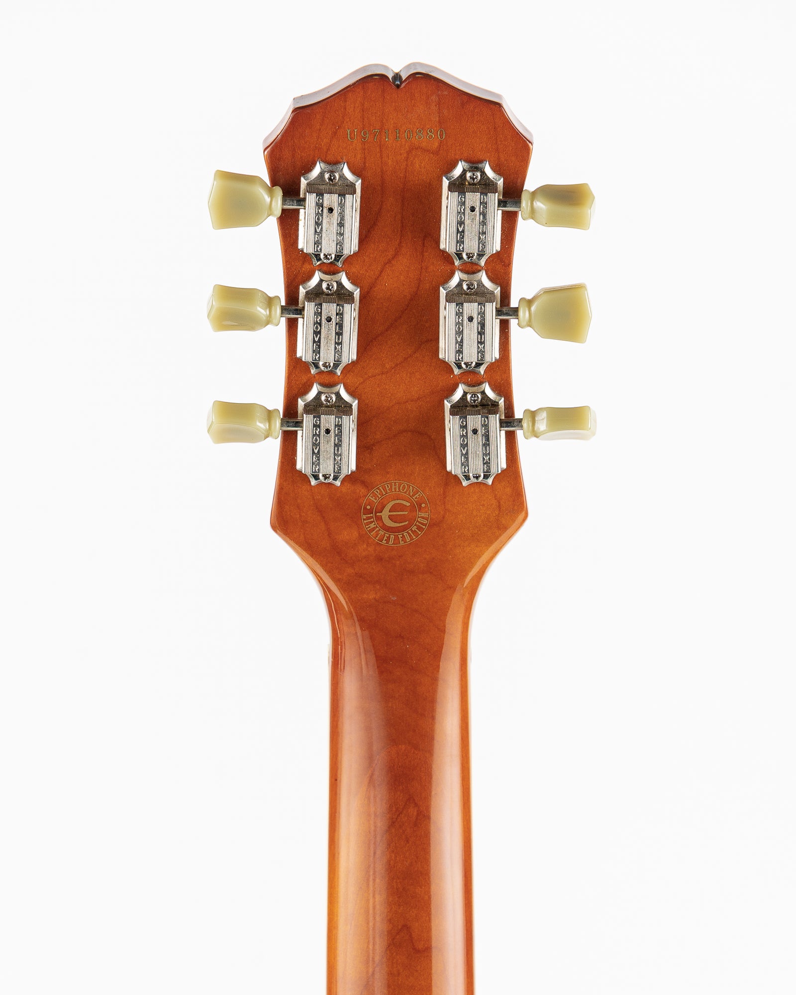 USED 1997 MIK Epiphone Les Paul Standard Limited Edition with Vibrato Electric Guitar - Amber Burst