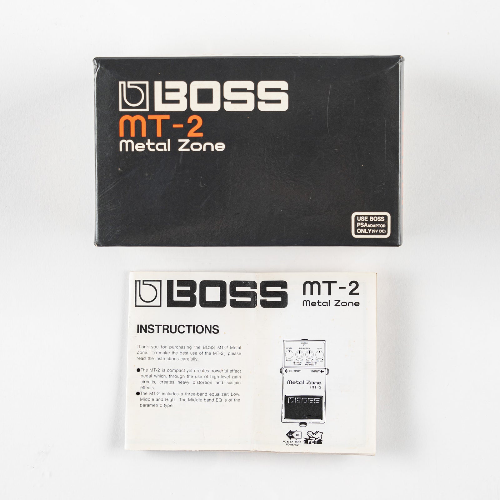 USED 1998 Boss MT-2 Metal Zone Distortion Pedal