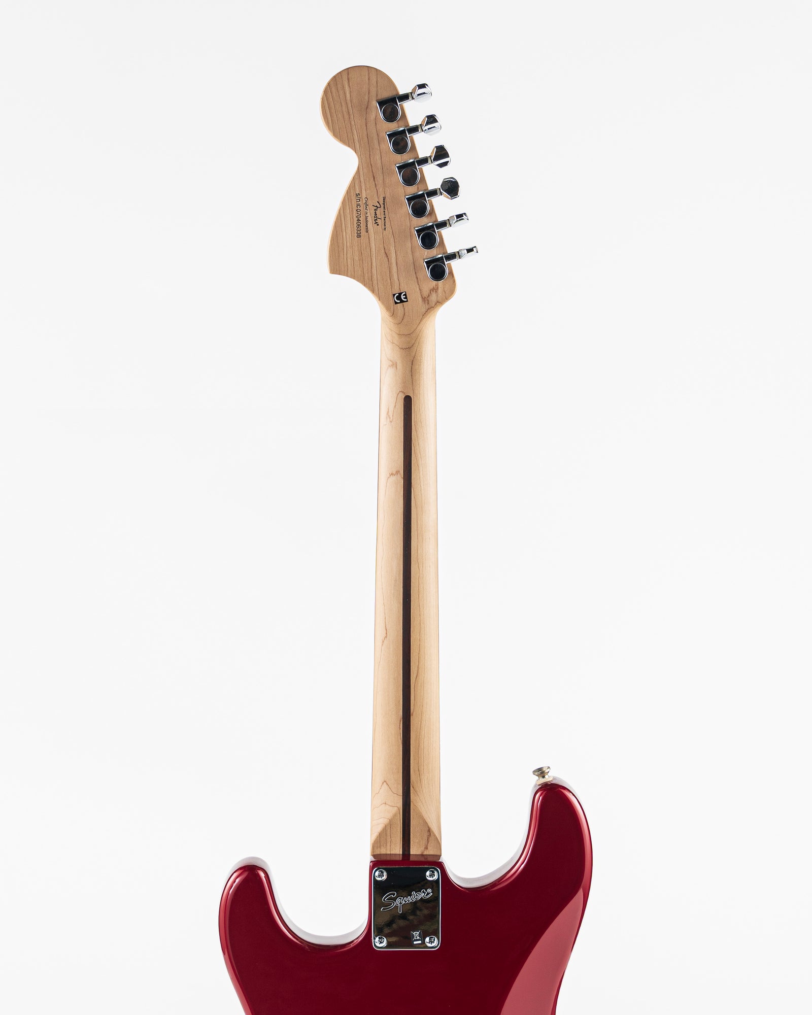 USED 2000s Squier Affinity Series Stratocaster HSS Electric Guitar - Metallic Red