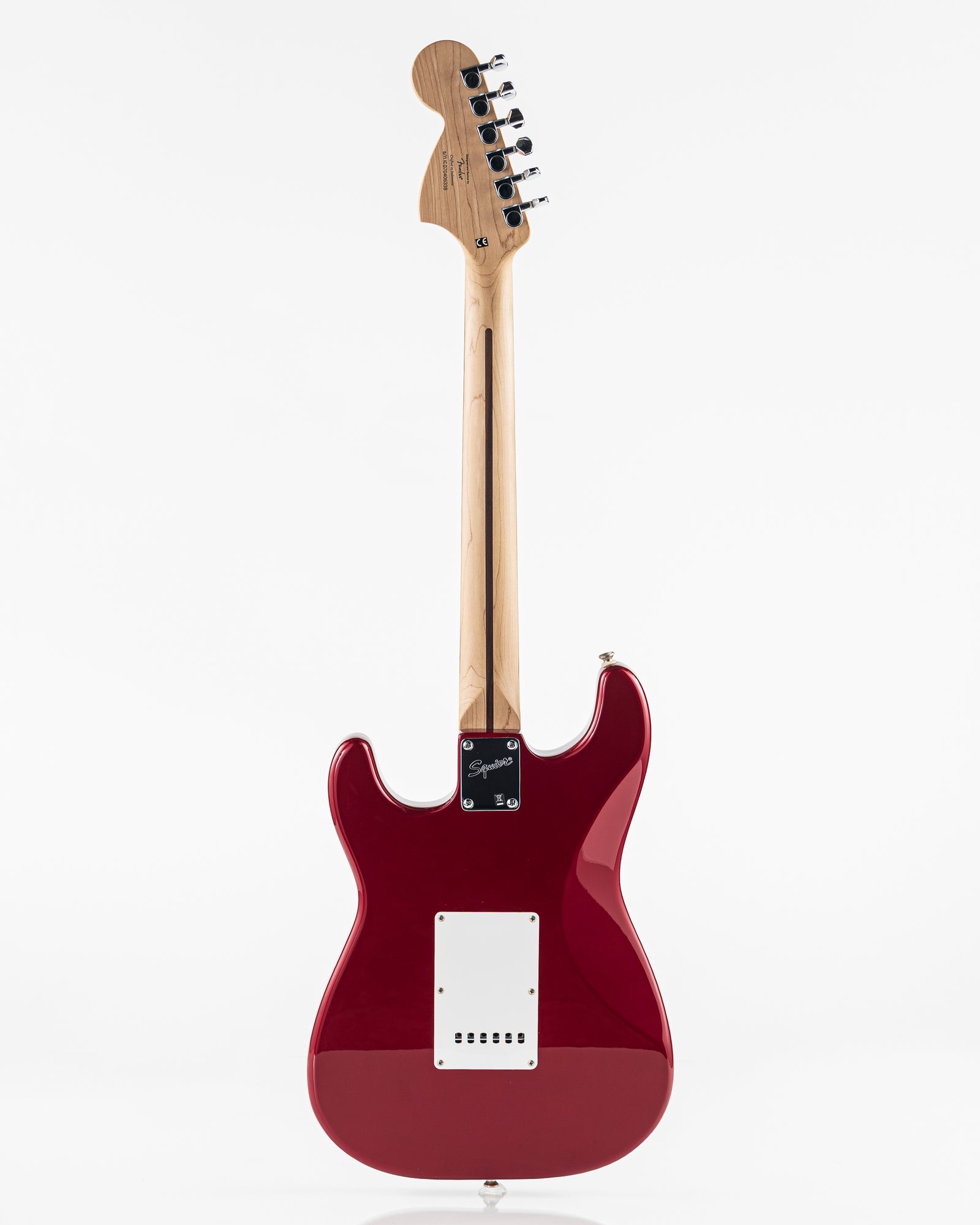 USED 2000s Squier Affinity Series Stratocaster HSS Electric Guitar - Metallic Red