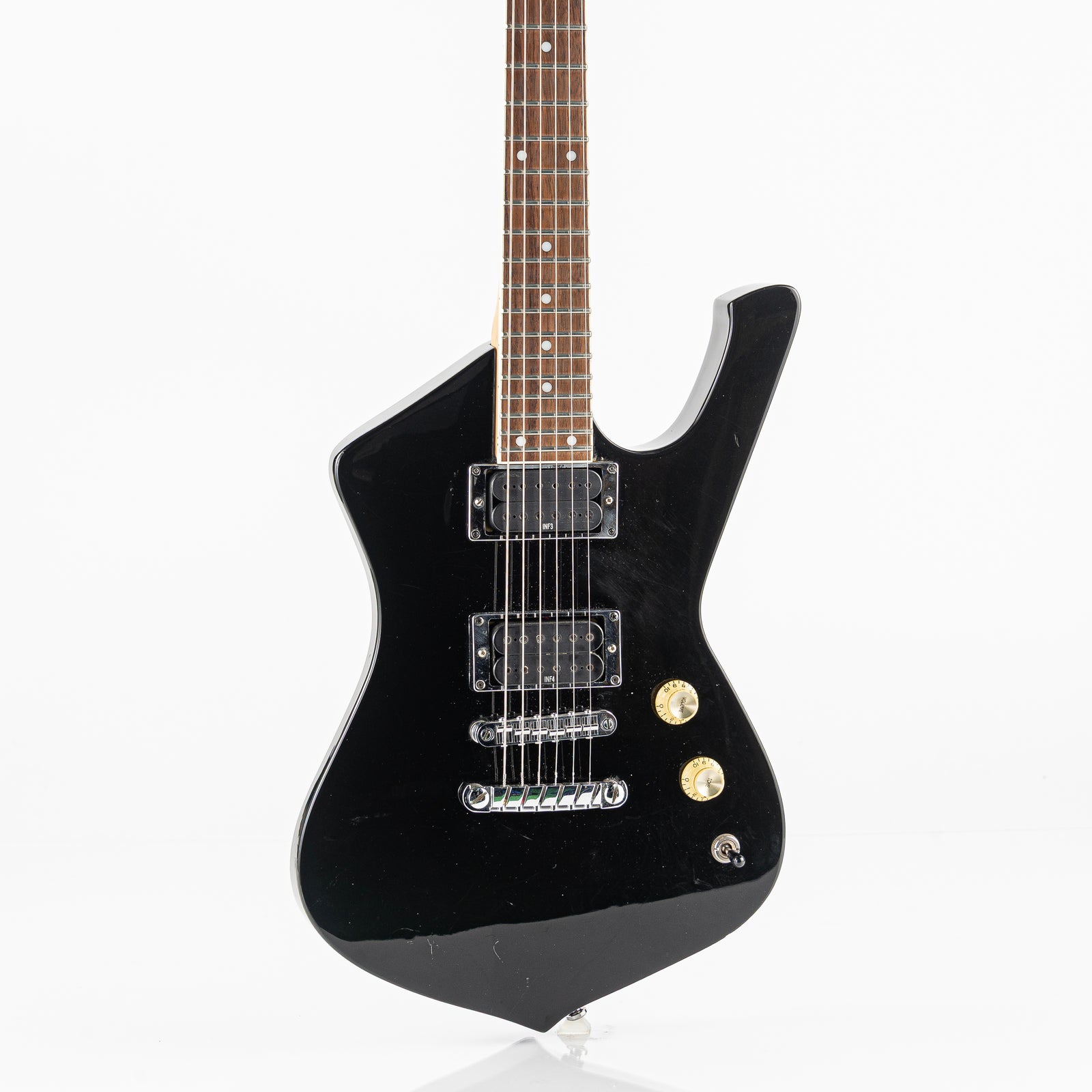 USED 2005 Ibanez ICX-220 Mini Iceman Electric Guitar - Black