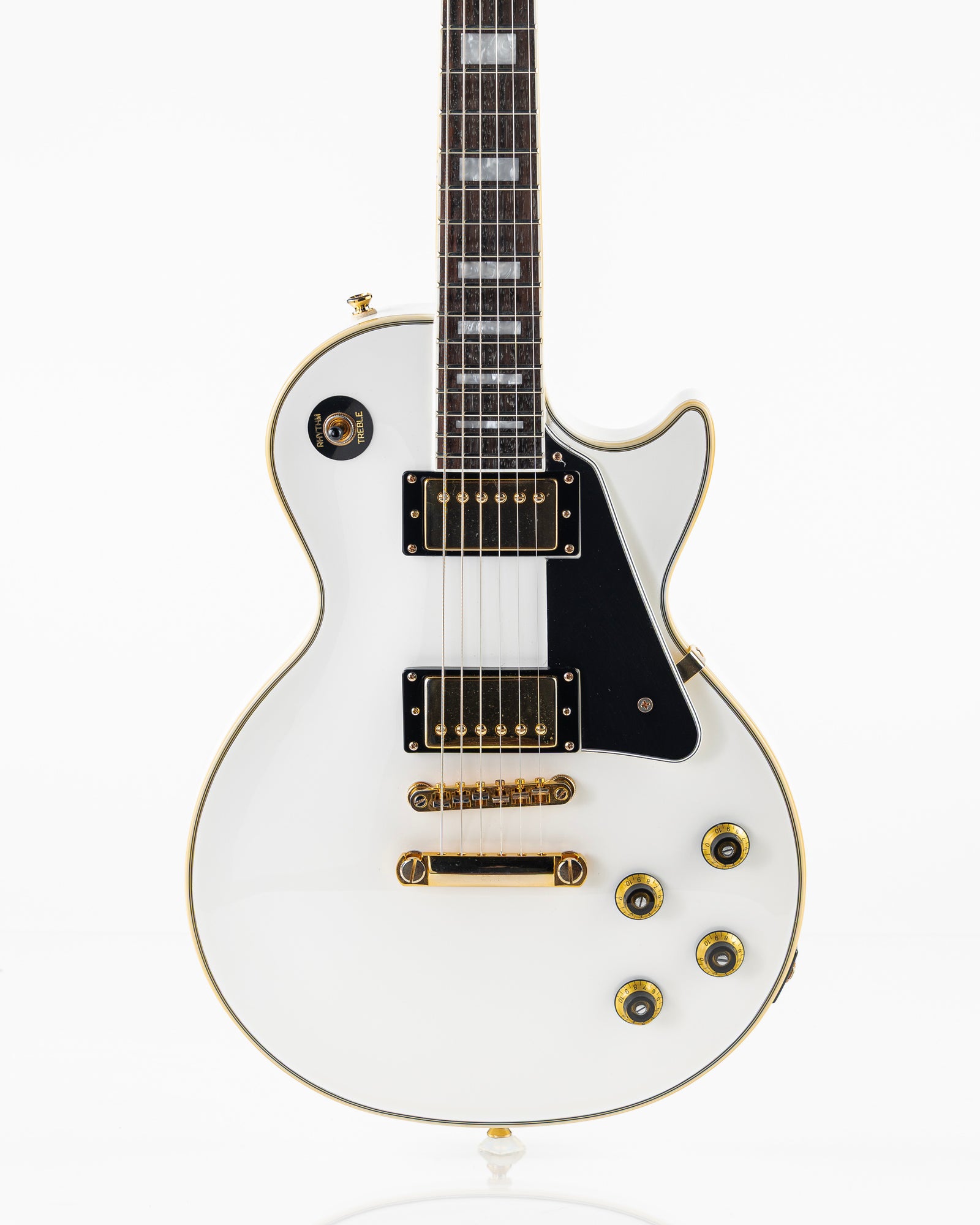 USED 2016 Epiphone Les Paul Custom Pro Electric Guitar - Alpine White
