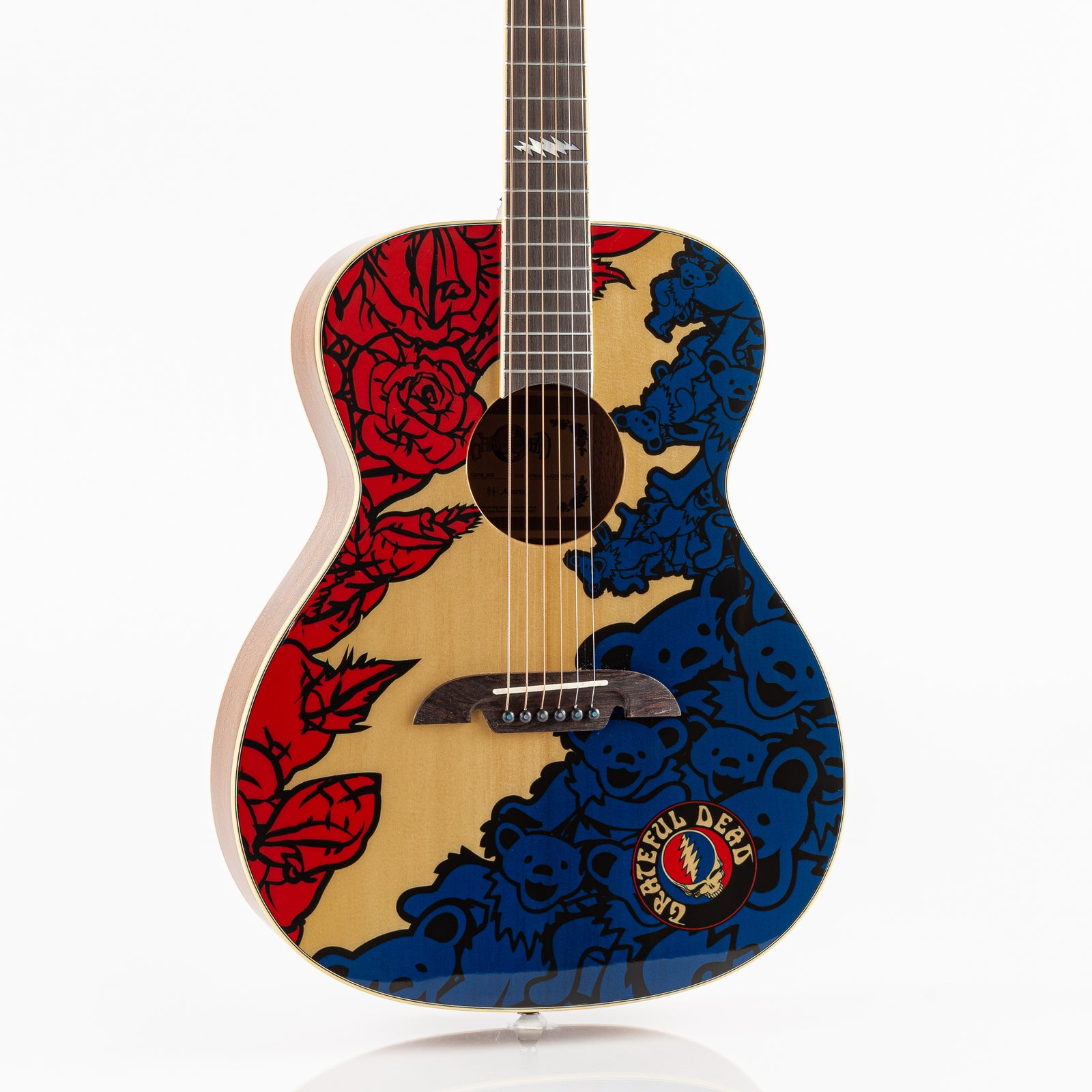 USED 2018 Alvarez AF60GD-Lightning  Grateful Dead Limited Edition 203/400 Acoustic Guitar - Lightning Top with Gig Bag
