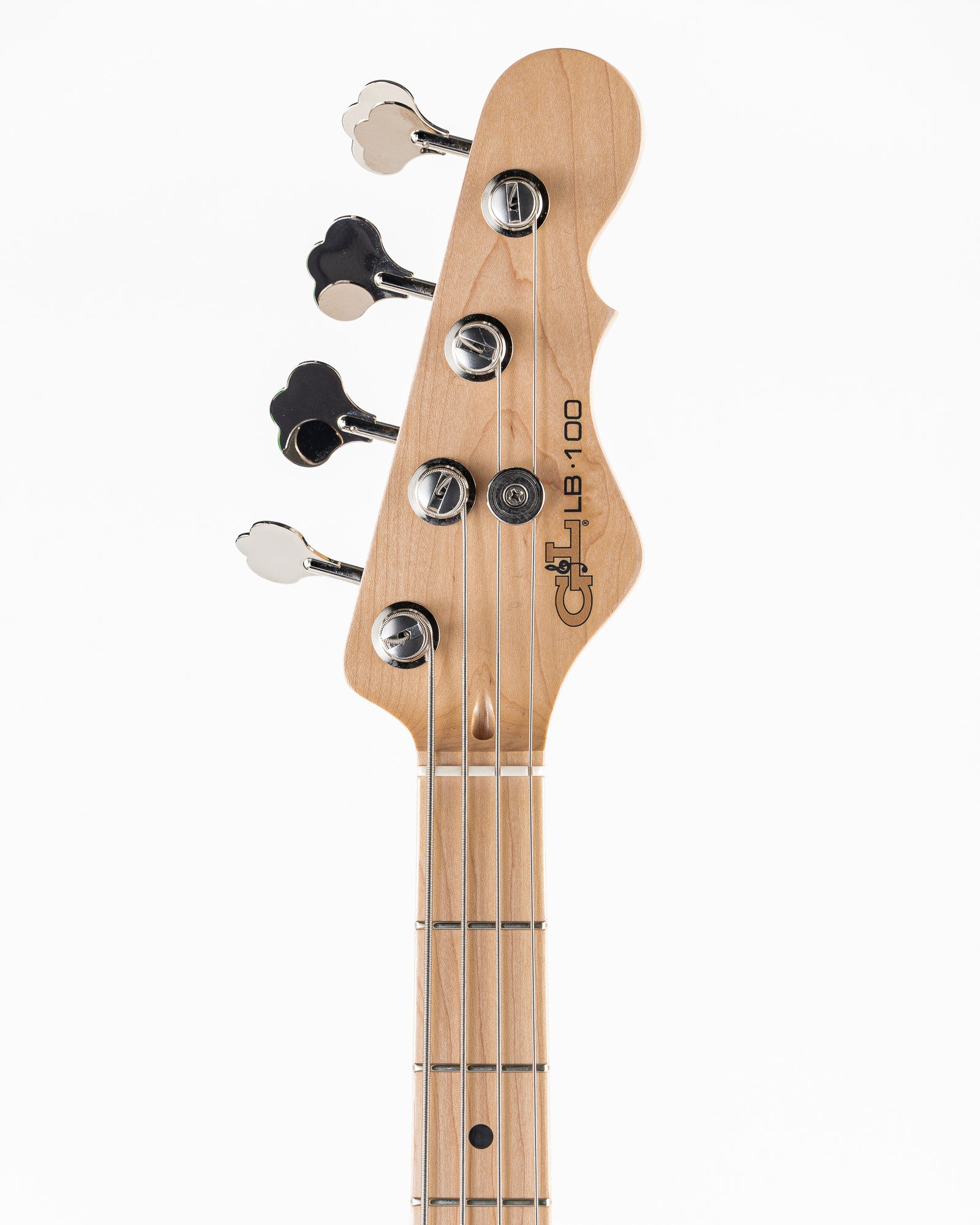 USED 2019 G&L LB-100 Fullerton Deluxe Custom Made Electric Bass - Vintage White