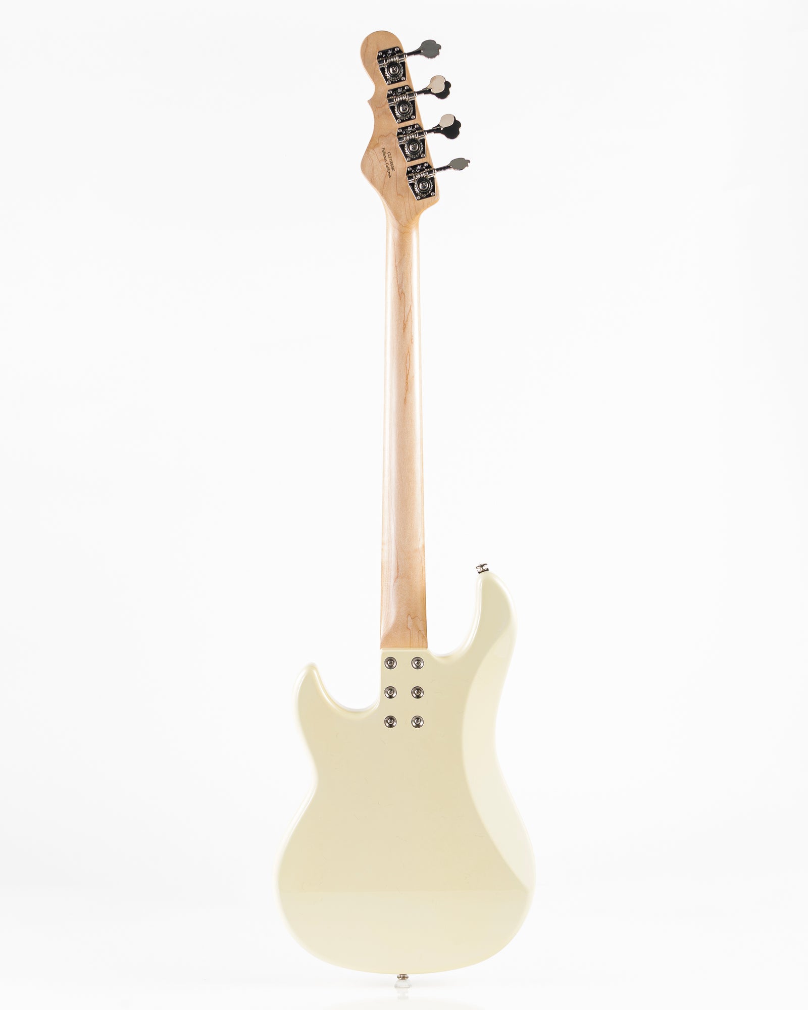 USED 2019 G&L LB-100 Fullerton Deluxe Custom Made Electric Bass - Vintage White