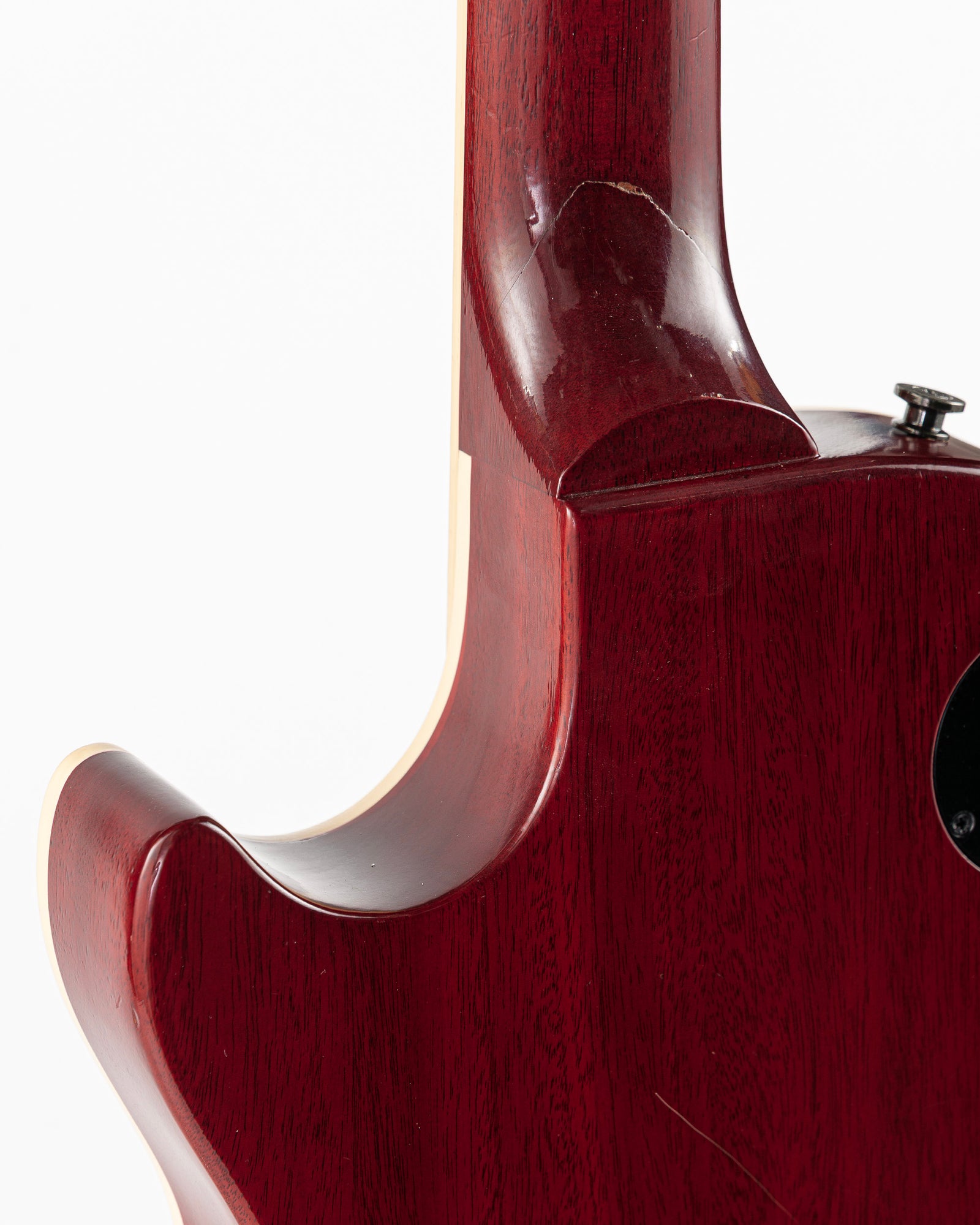 USED 2021 Gibson Les Paul Trad Pro V Electric Guitar - Satin Wine Red