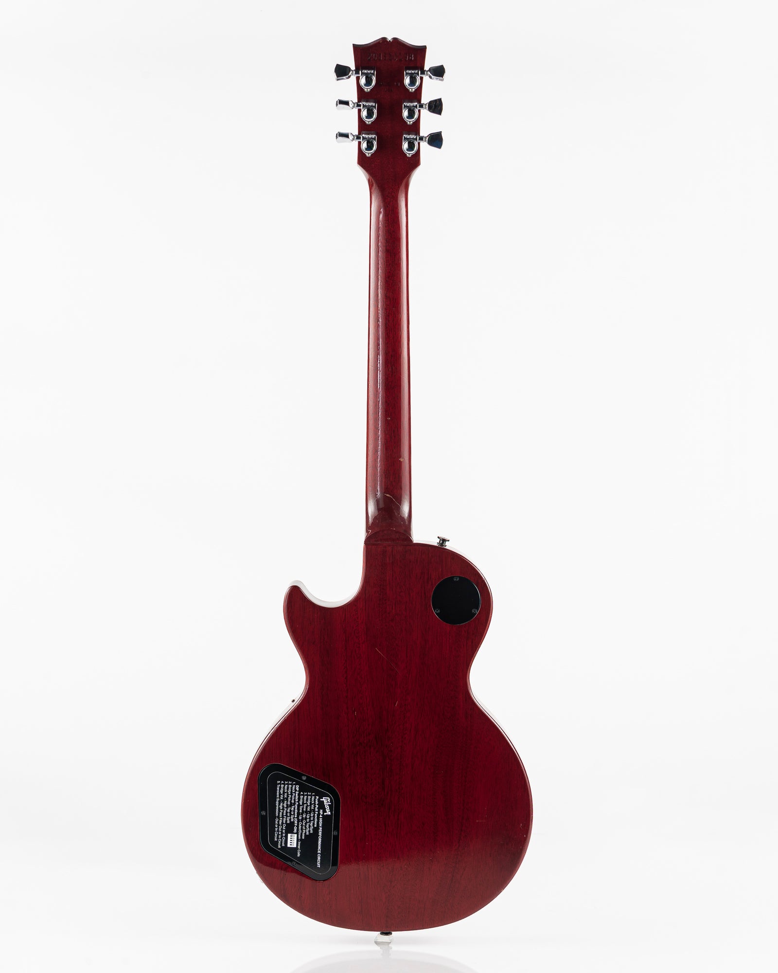 USED 2021 Gibson Les Paul Trad Pro V Electric Guitar - Satin Wine Red