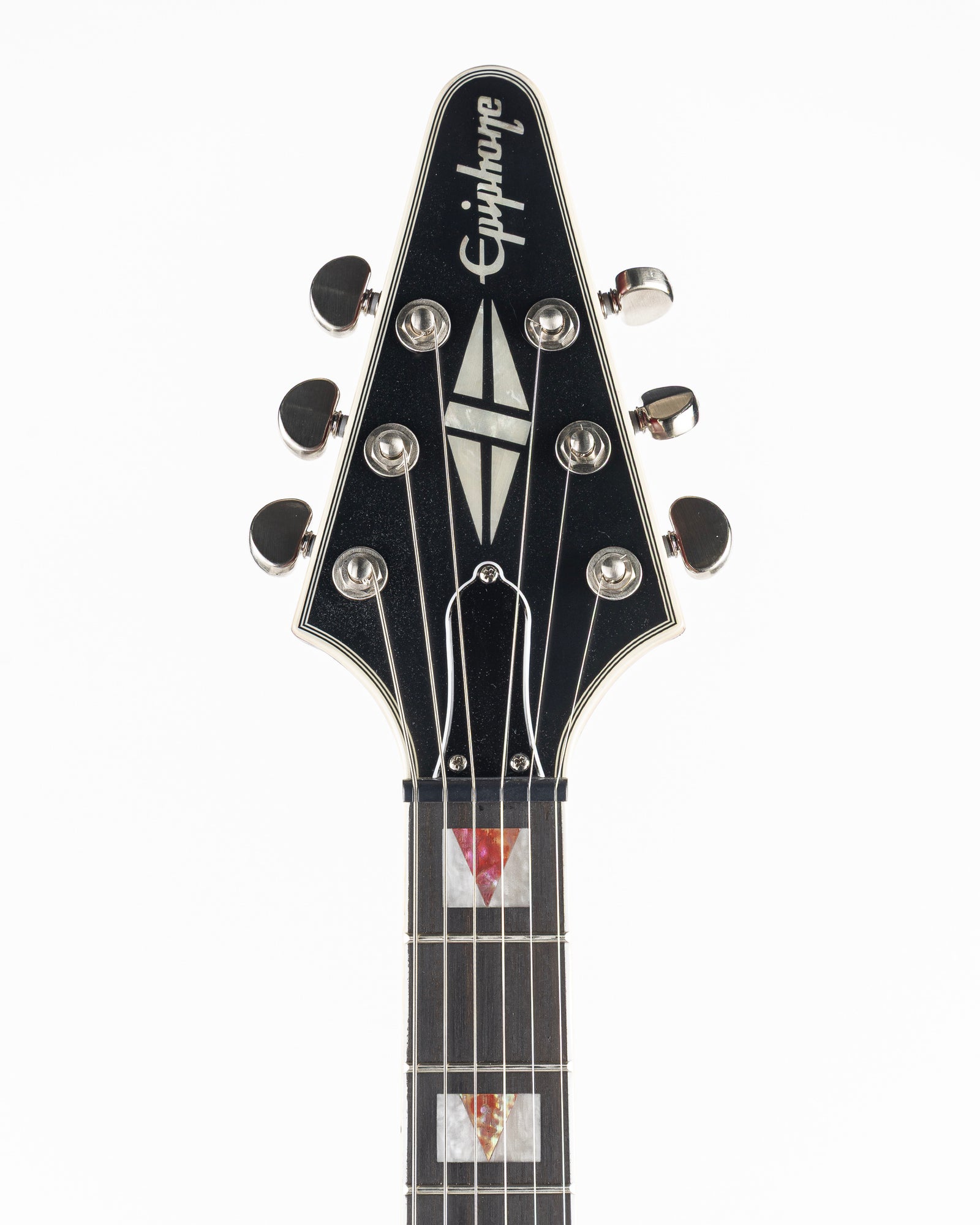 USED 2024 Epiphone Prophecy Flying V Electric Guitar - Aged Bengal Tiger Burst