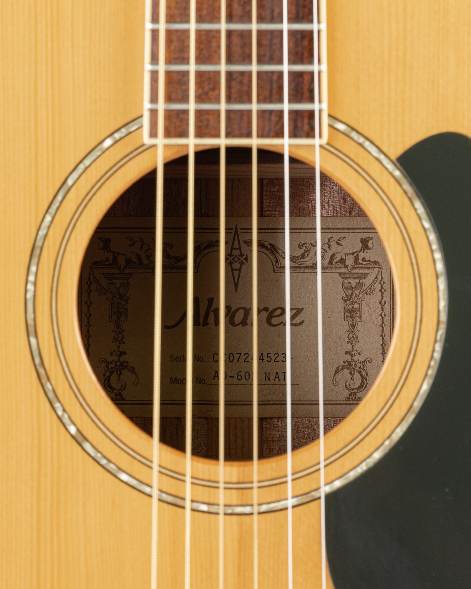 USED Alvarez AD60S Dreadnought Acoustic Guitar - Natural