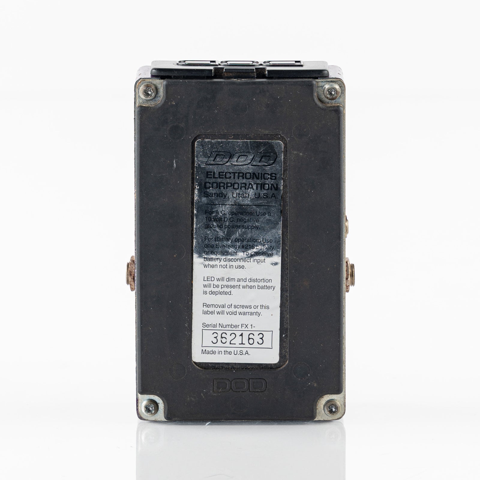USED 1993 DOD FX69 Grunge Distortion Guitar Pedal - BUTT FACE Version