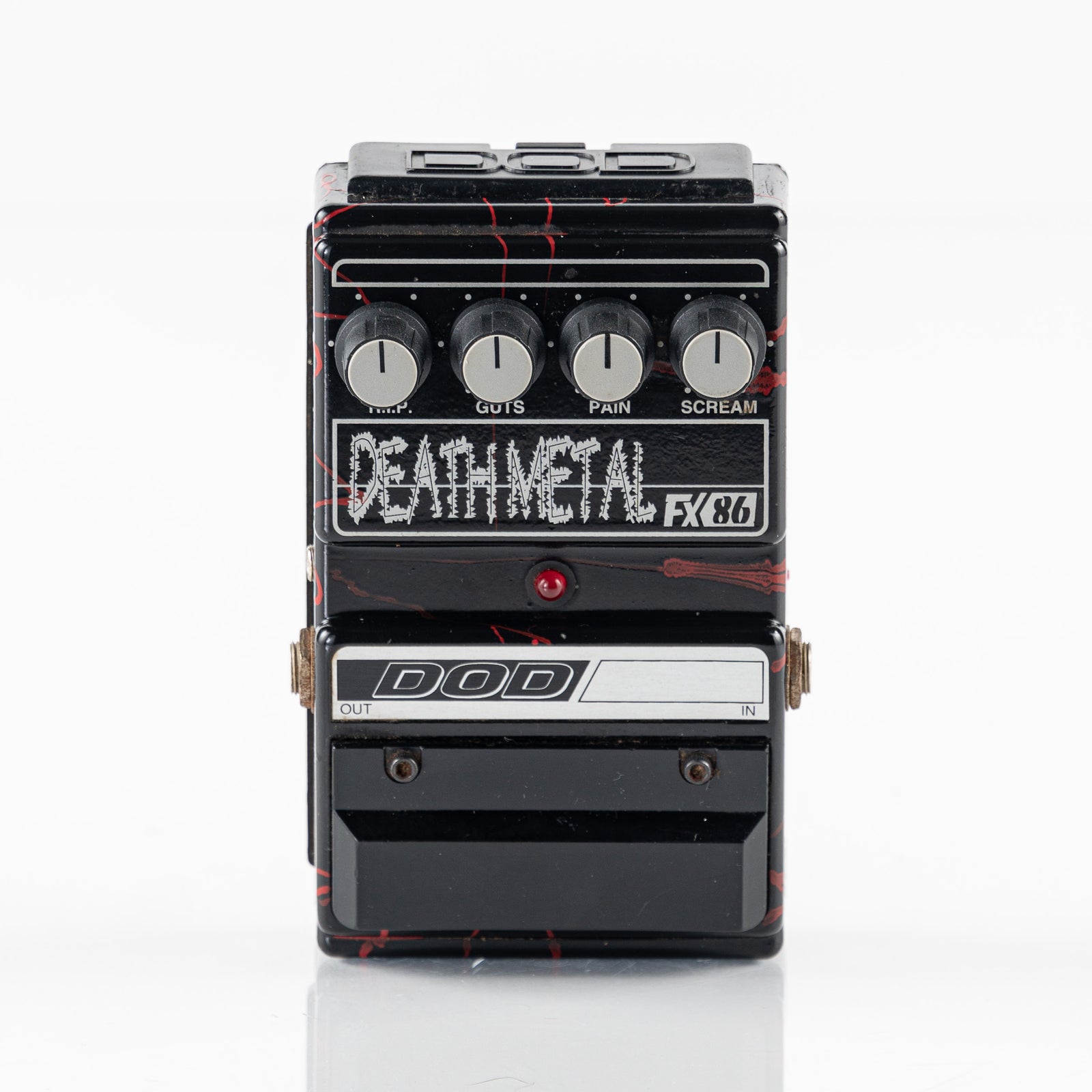 USED 1994 DOD FX86 Death Metal Distortion Guitar Pedal - Jason Lamb Version