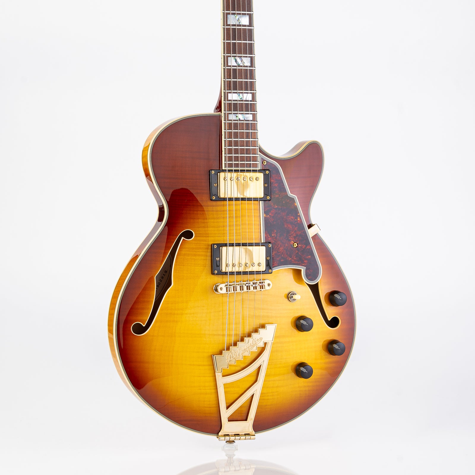 USED D'Angelico Excel SS Semi-Hollow Electric Guitar- Iced Tea w/HSC
