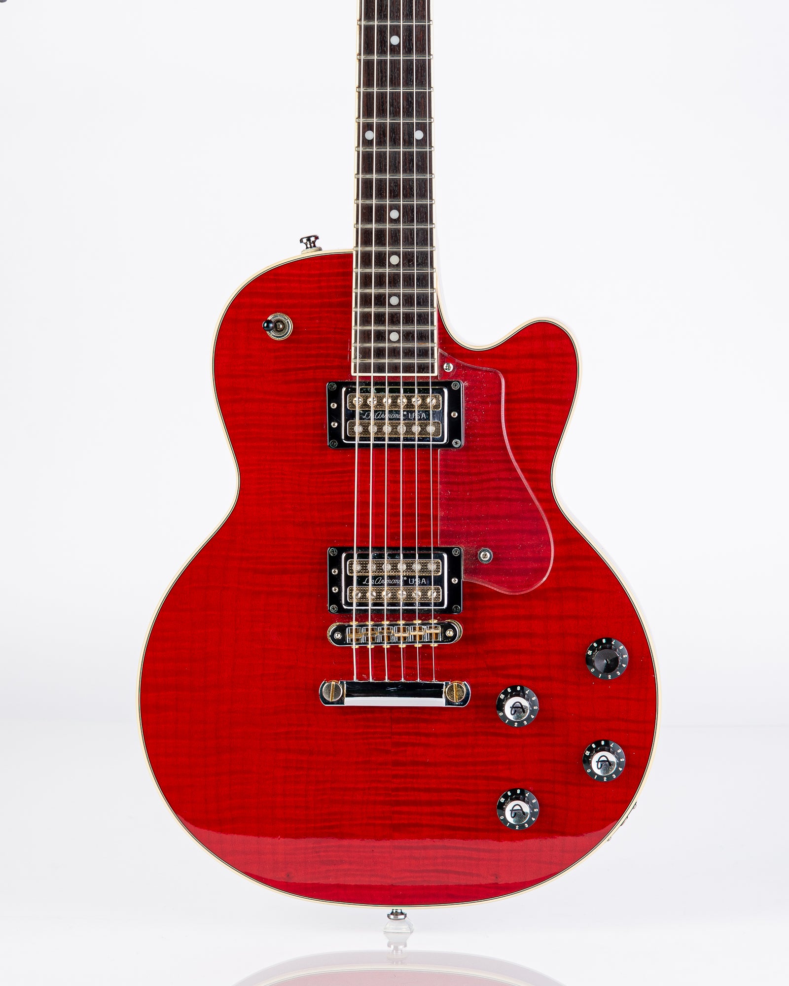 USED DeArmond M-72 Bluesbird Electric Guitar - Red with Original Hardshell Case
